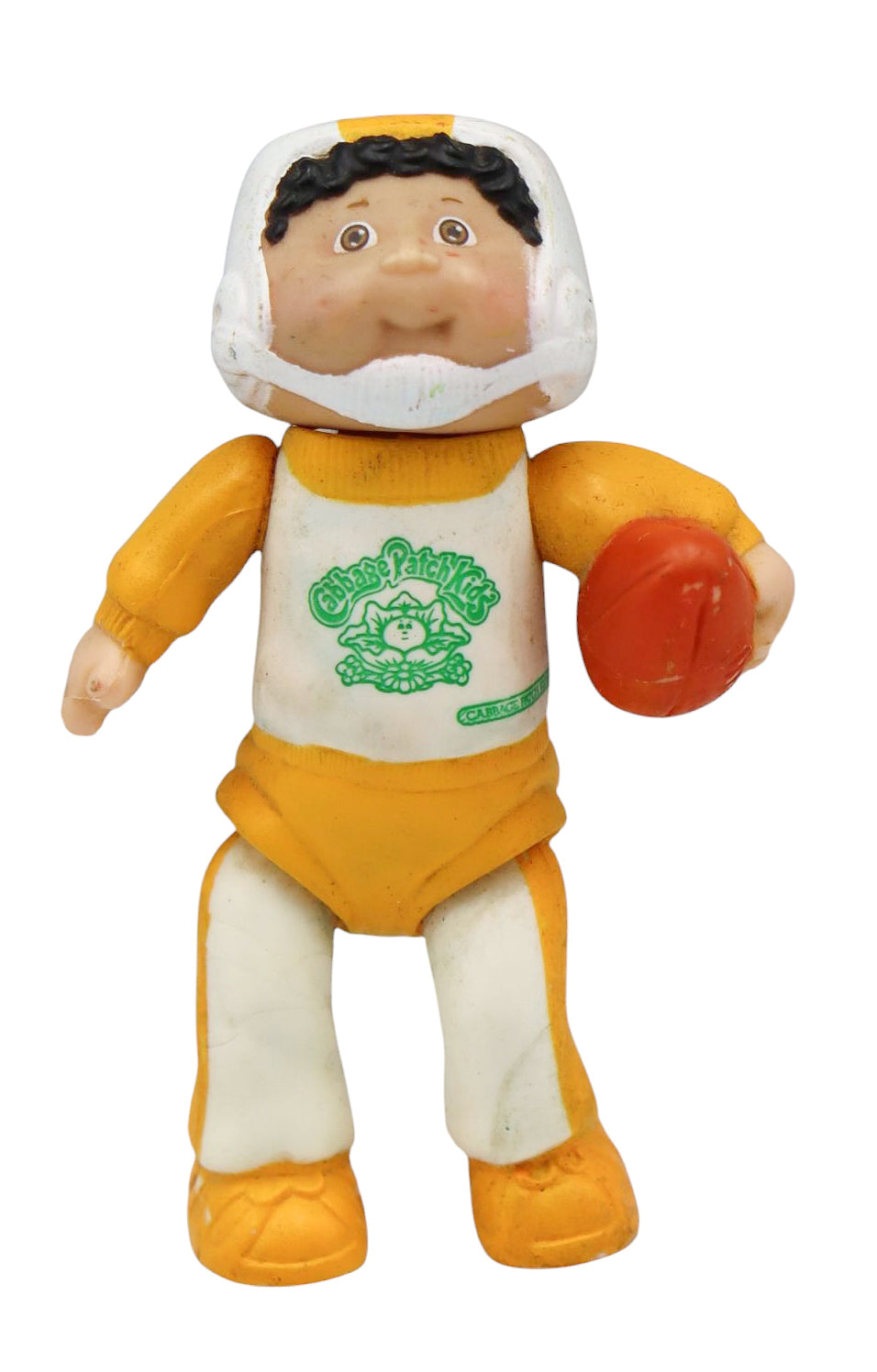 1984 O.A.A Cabbage Patch First Edition Posable Figure Yellow Footballer