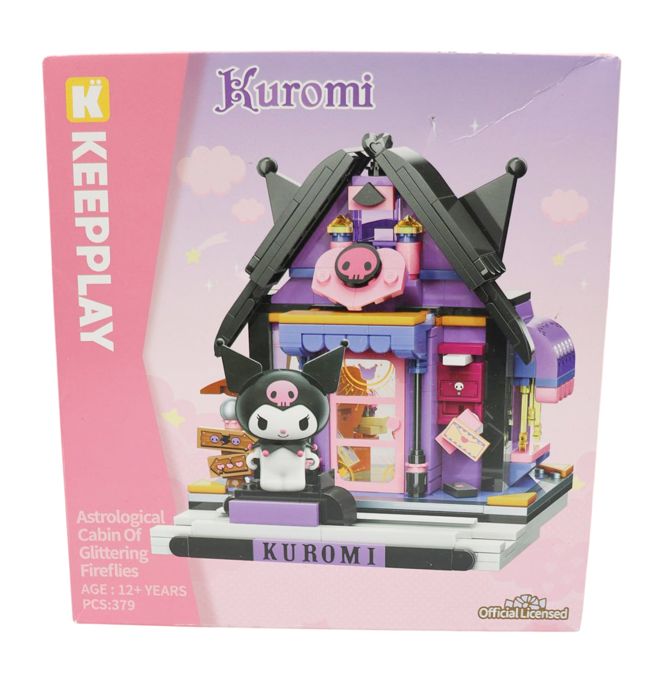379 Piece Keepplay Hello Kitty Kuromi Astrological Cabin of Glittering Fireflies Playset