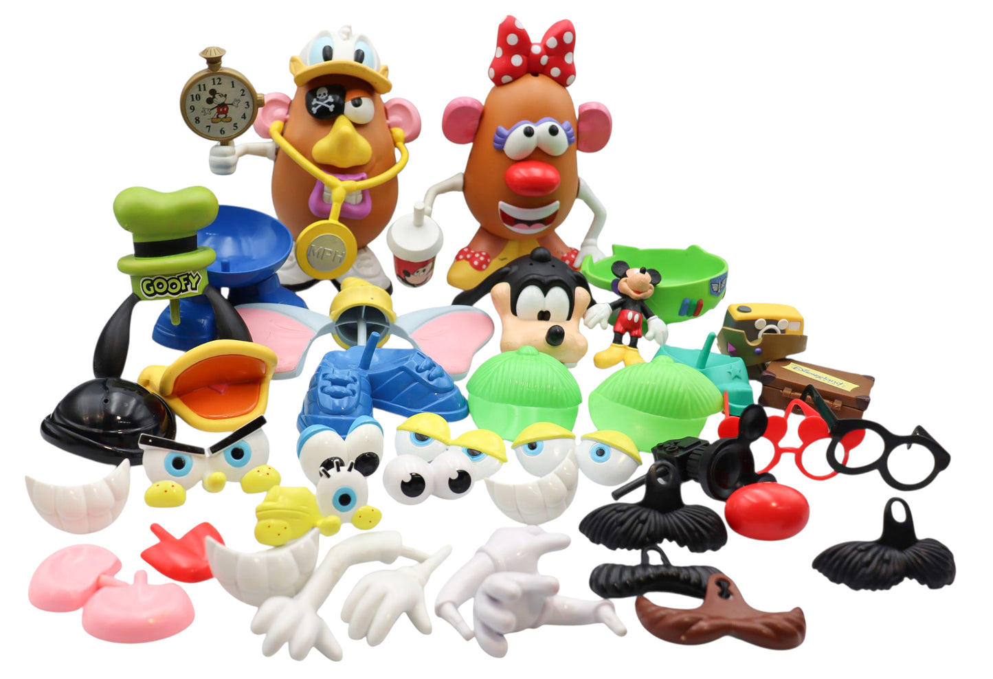 1990s Hasbro X Disney Mr Potato Head Lot