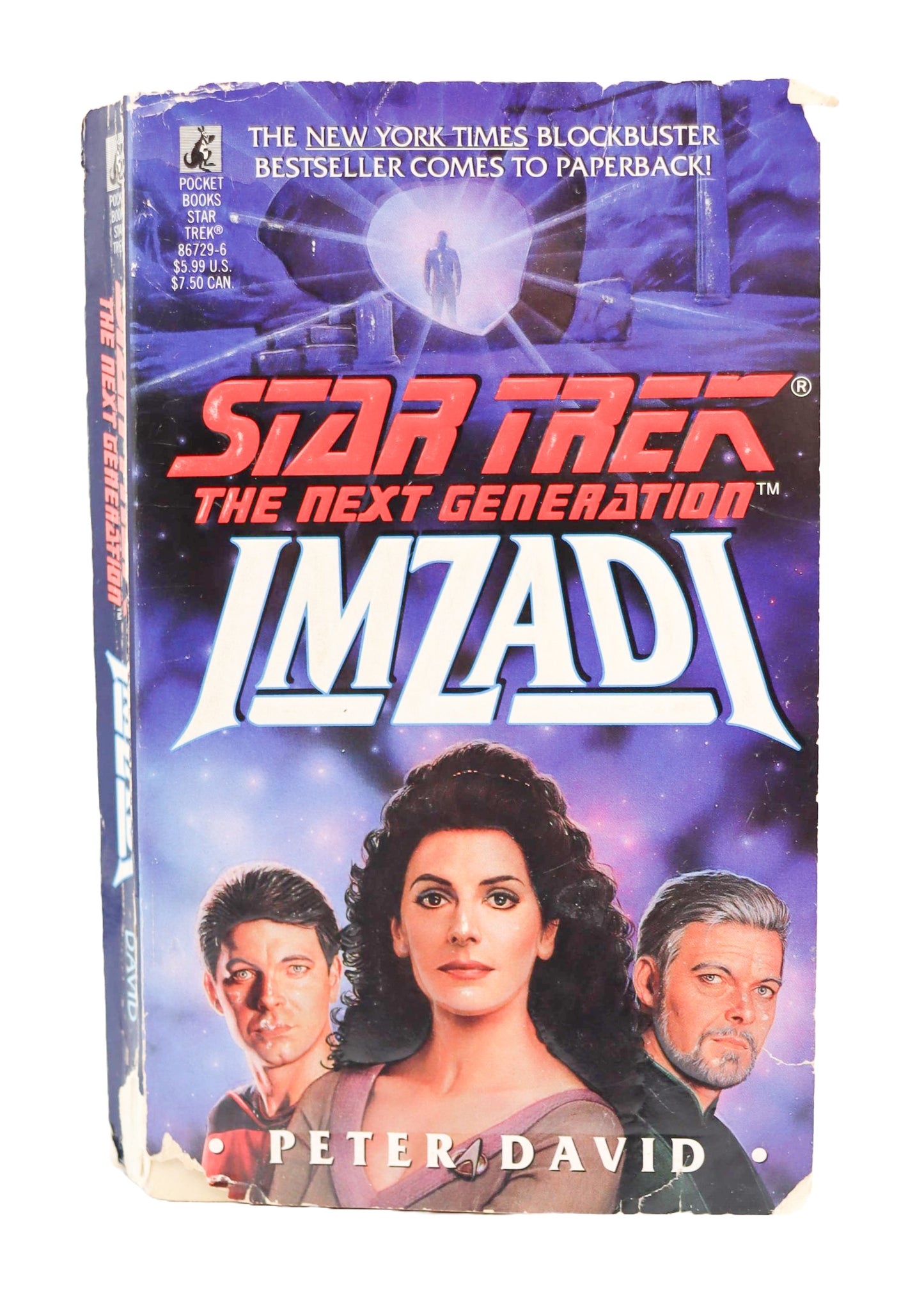 1992 Star Trek The Next Generation Imzadi Book