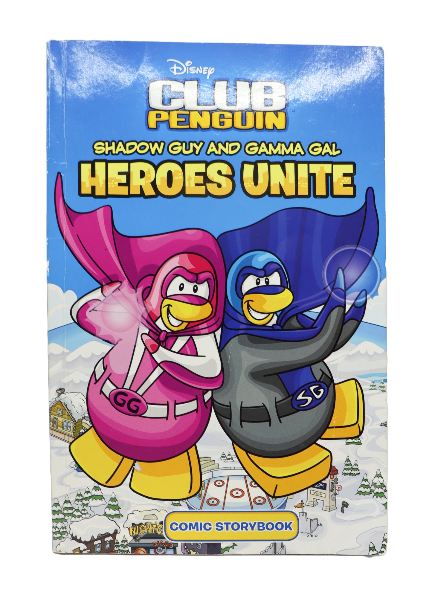 Club Penguin Shadow Guy And Gamma Gal Heroes Unite Book