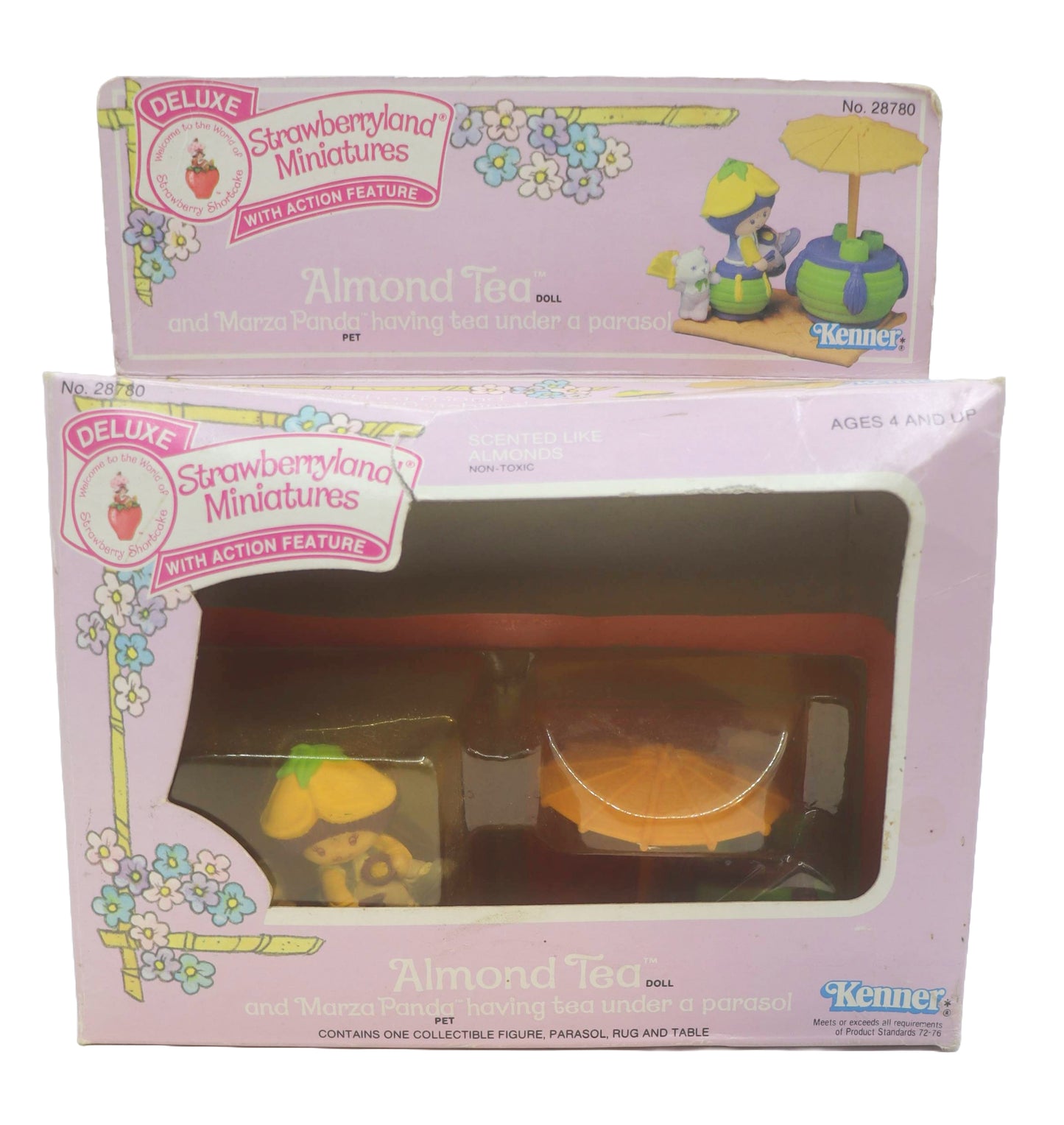 1980s Strawberry Shortcake Deluxe Strawberryland Miniatures Almond Tea