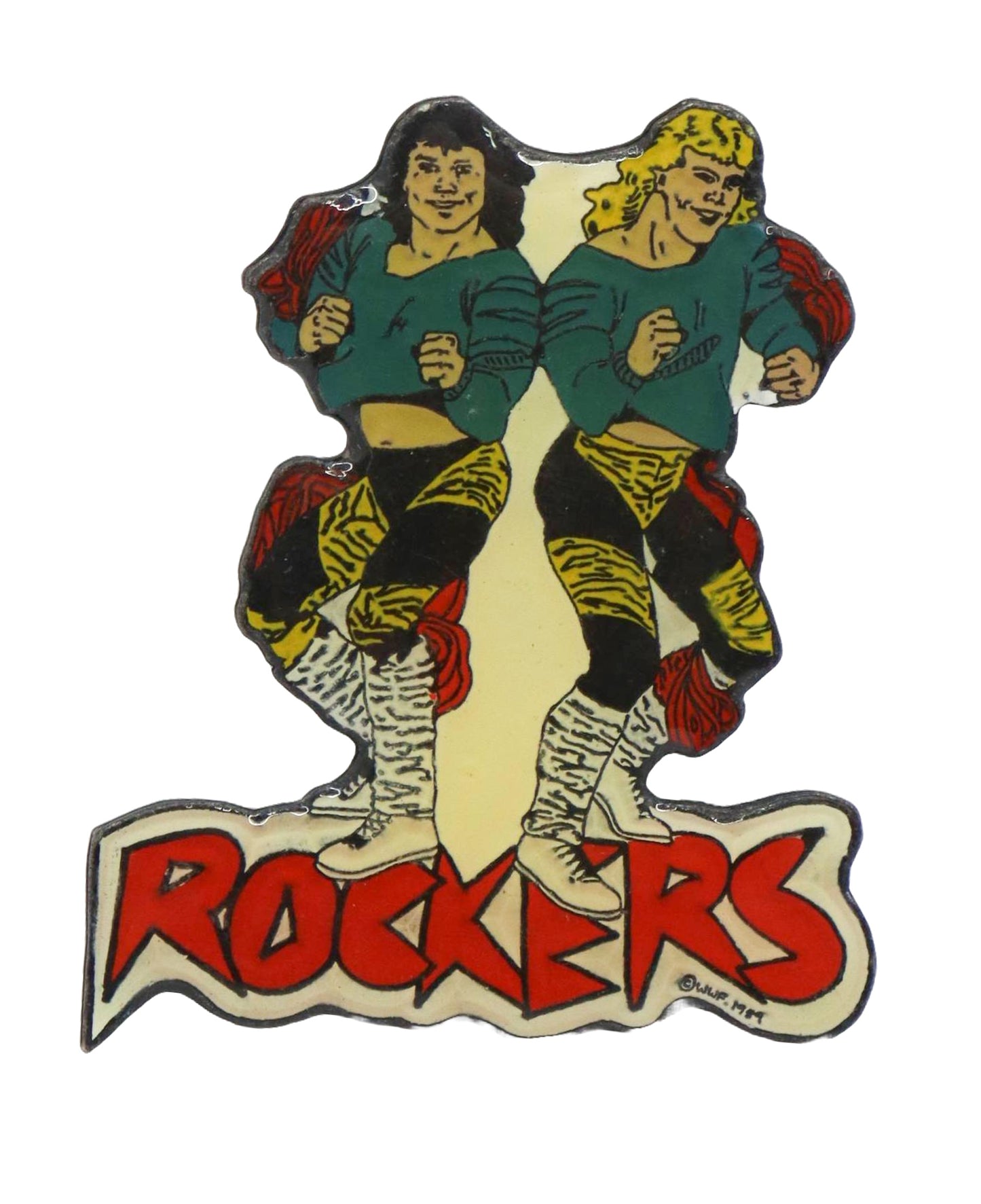 1989 WWF The Rockers Pin / Brooch