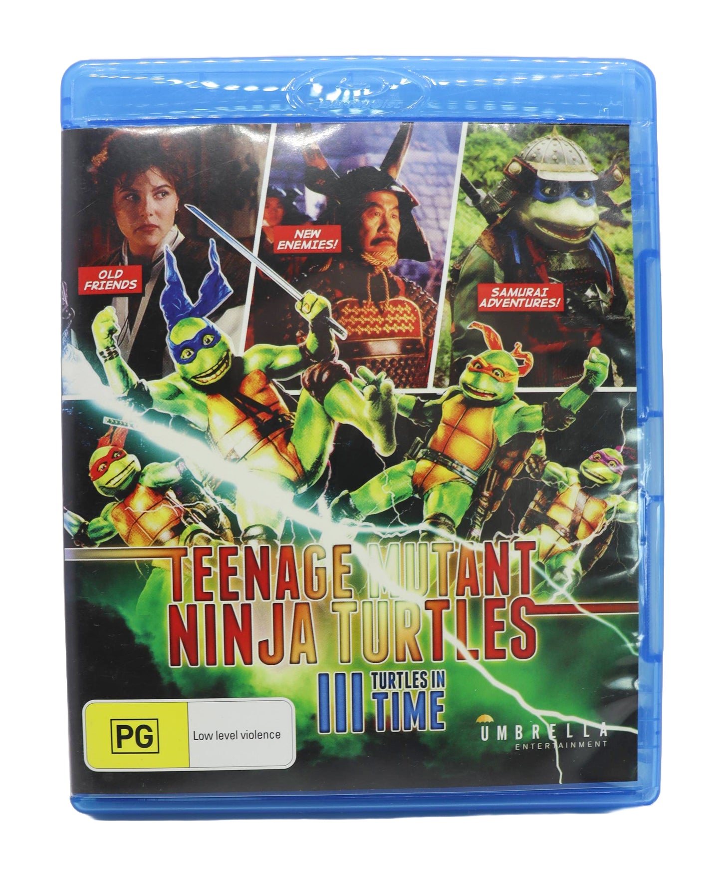 Teenage Mutant Ninja Turtles III Turtles In Time BluRay DVD