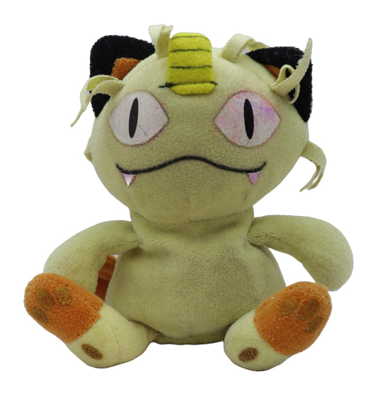 1998 Nintendo Pokemon Meowth Beanie Plush