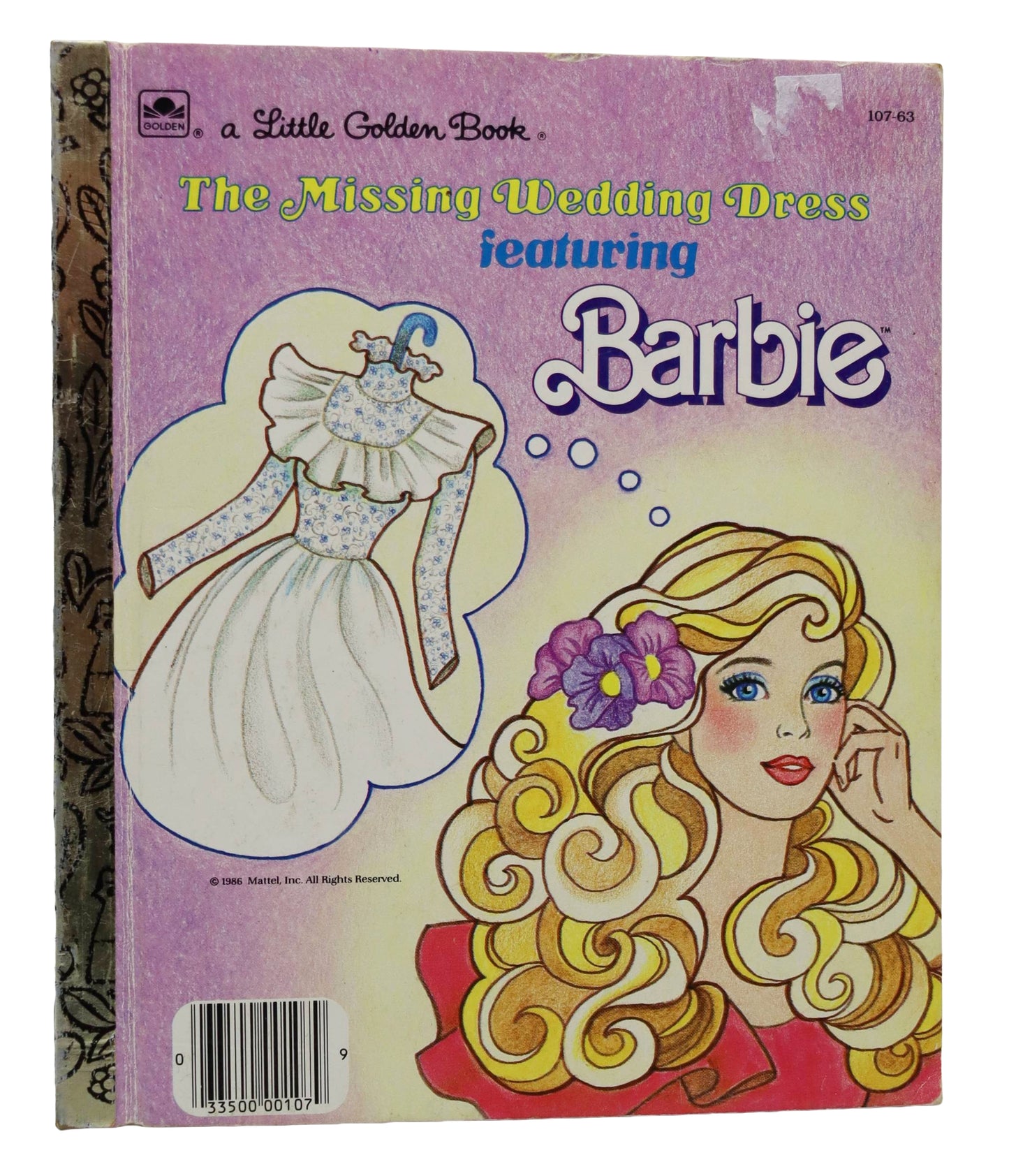 A Little Golden Book The Missing Wedding Dress Featuring Barbie