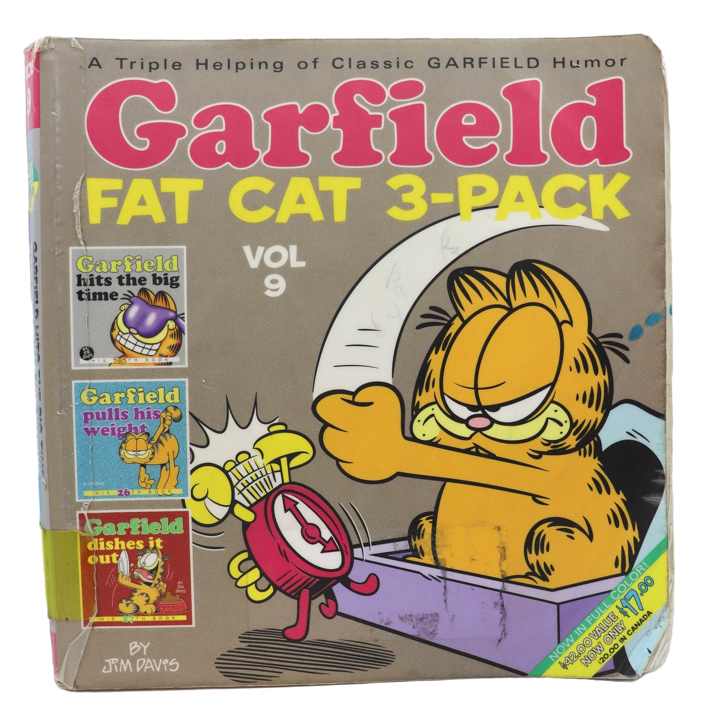 1980s Garfield Sheer Fat Cat 3-Pack Vol. 9 Comic Book