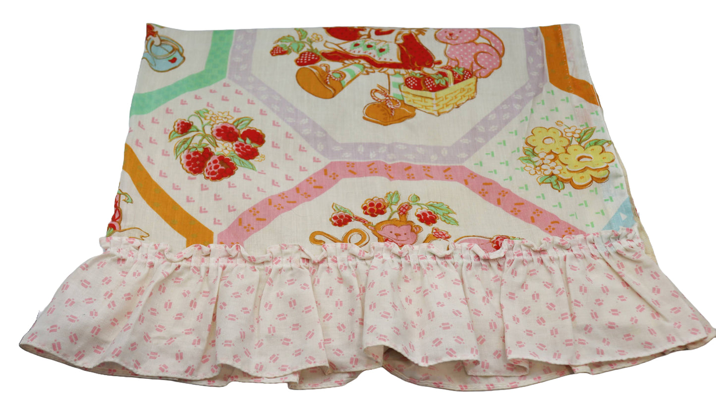 Strawberry Shortcake Kitchen Curtain