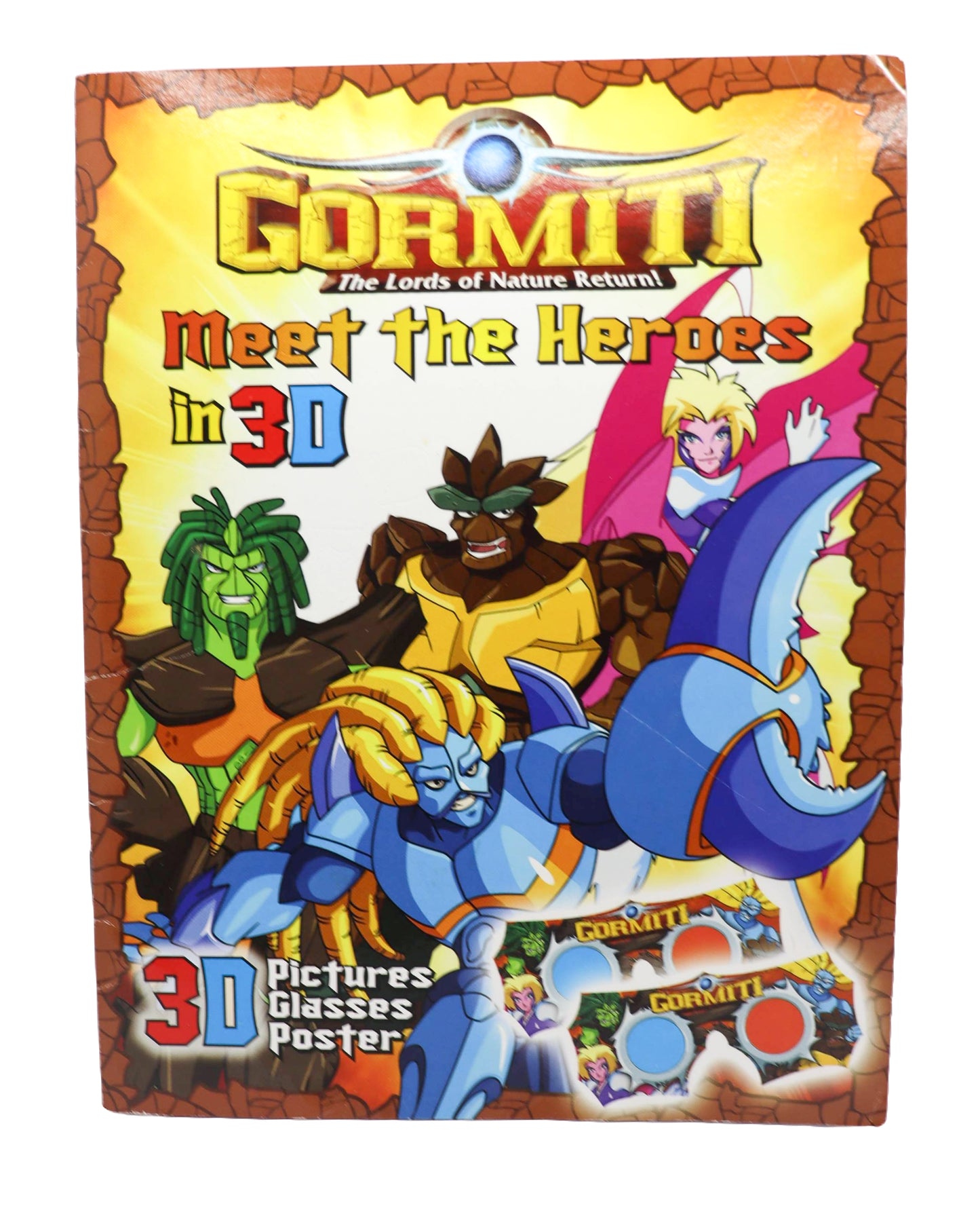 Gormiti Meet the Heroes in 3D book