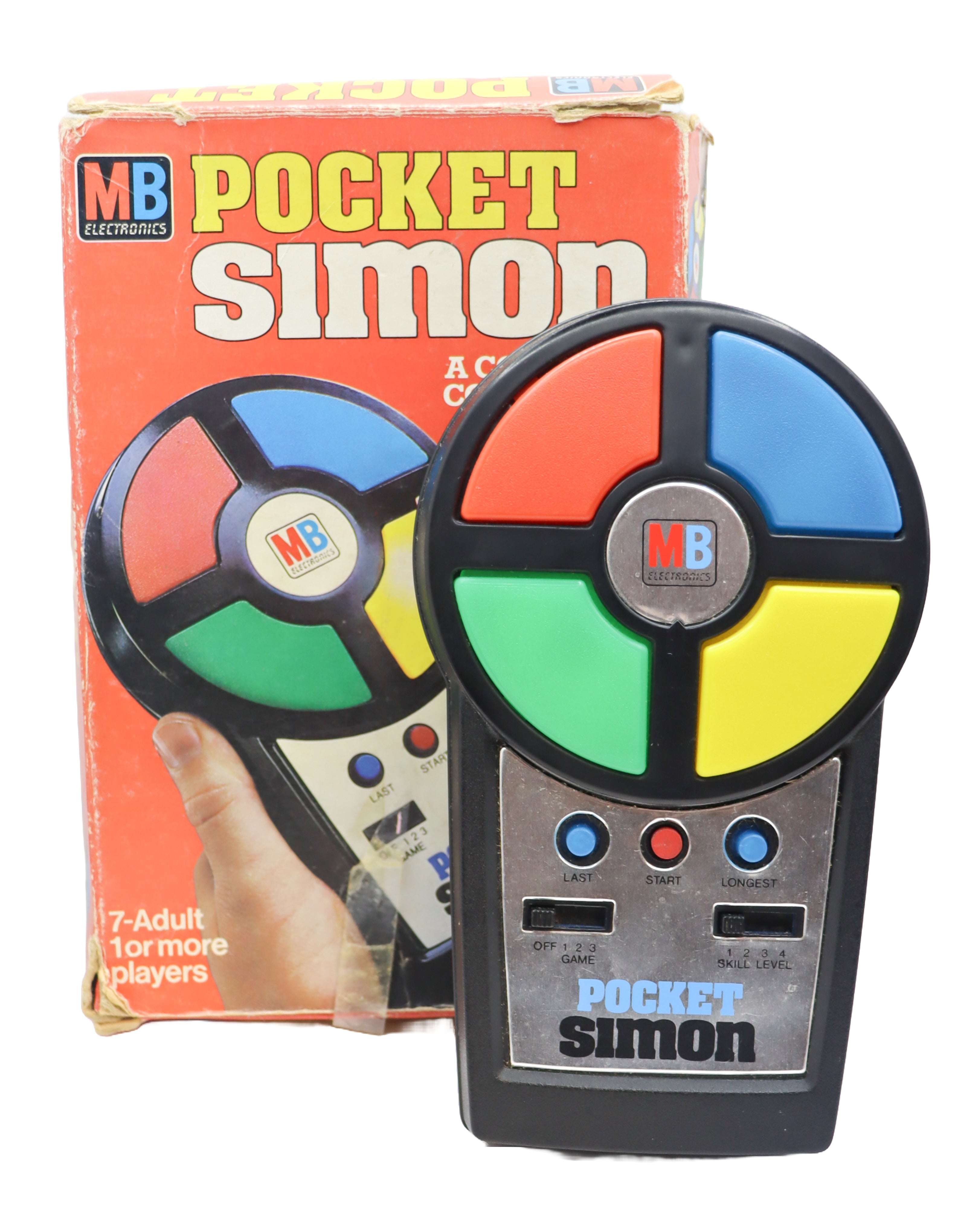 1980 Milton Bradley Pocket Simon Previously Played With 1980-milton-bradley-pocket-simon-previously-played-with
