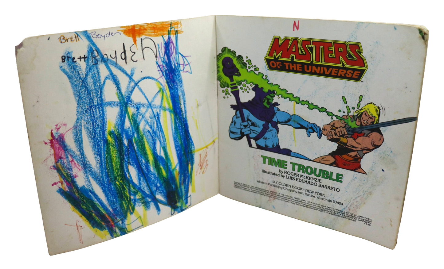 Masters of the Universe Time Trouble book