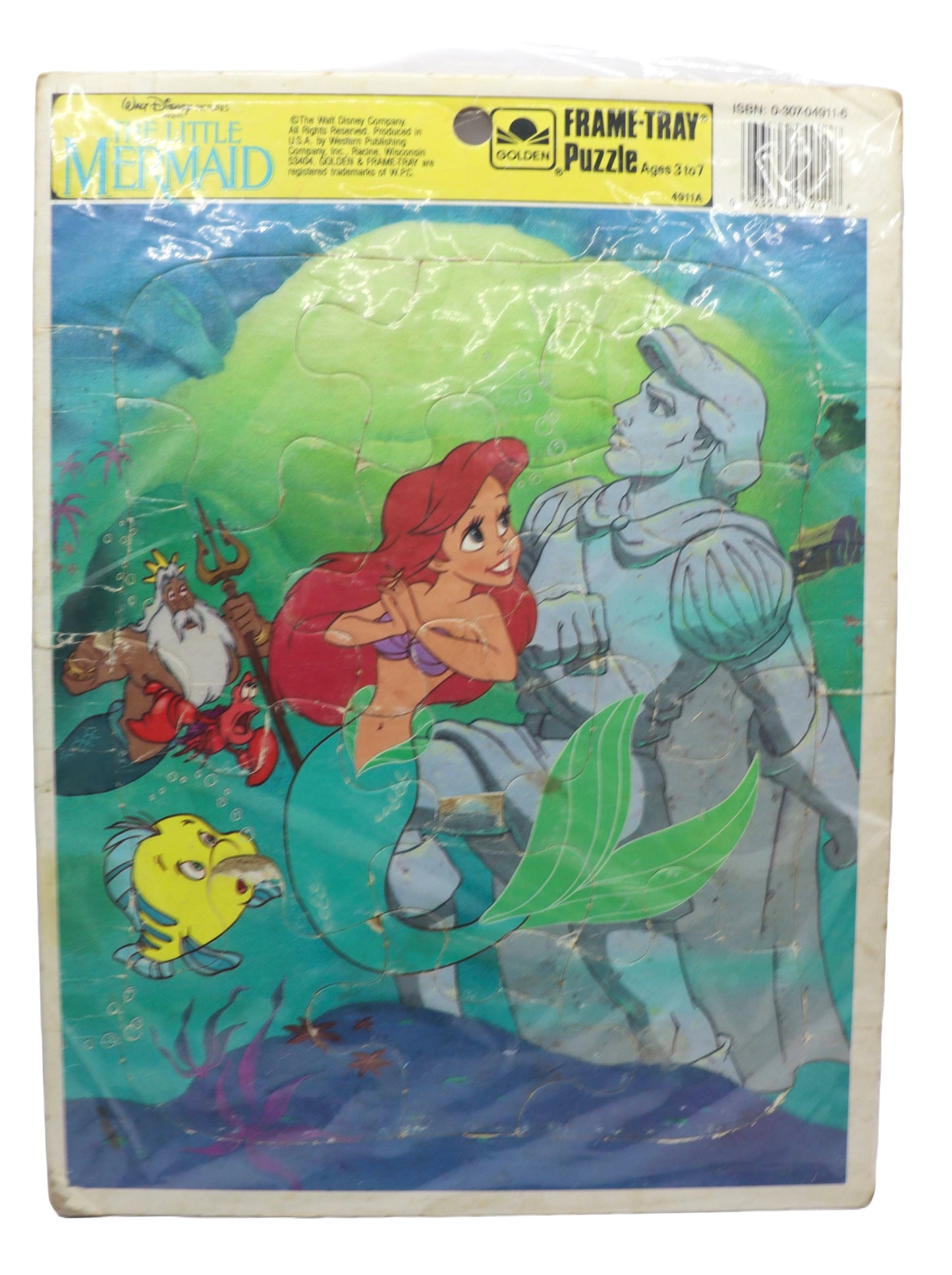 Golden frame tray puzzle Disney The Little Mermaid