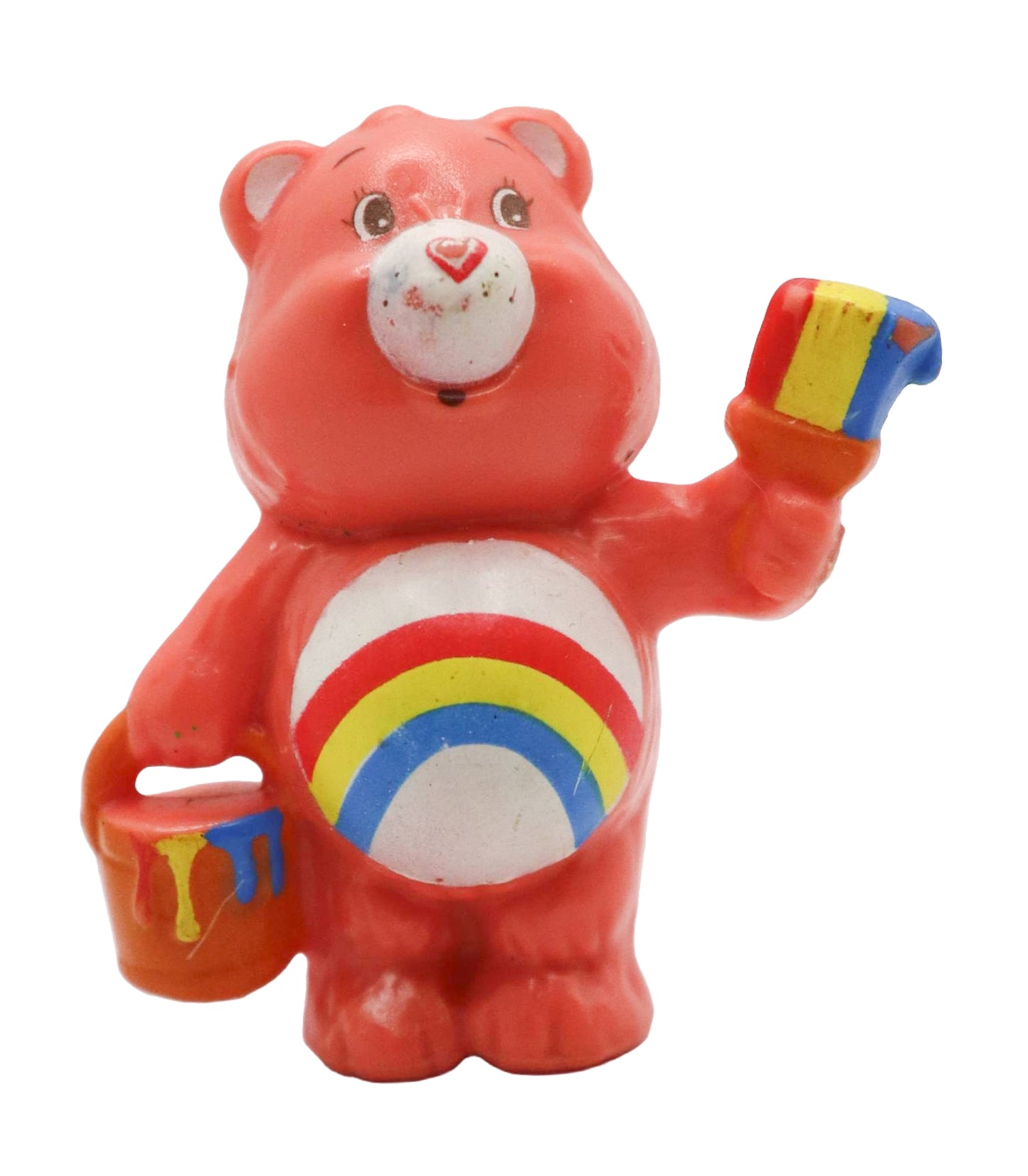 1980s Care Bears Cheer Bear painting Mini figure