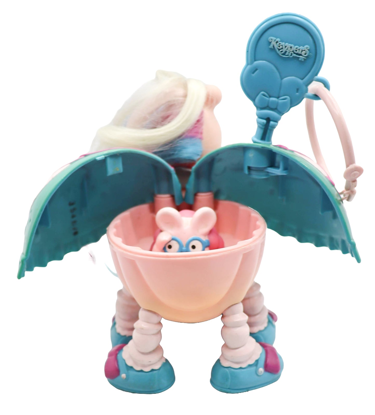 1980s Keypers Tango and pet with key Blue & Pink variant