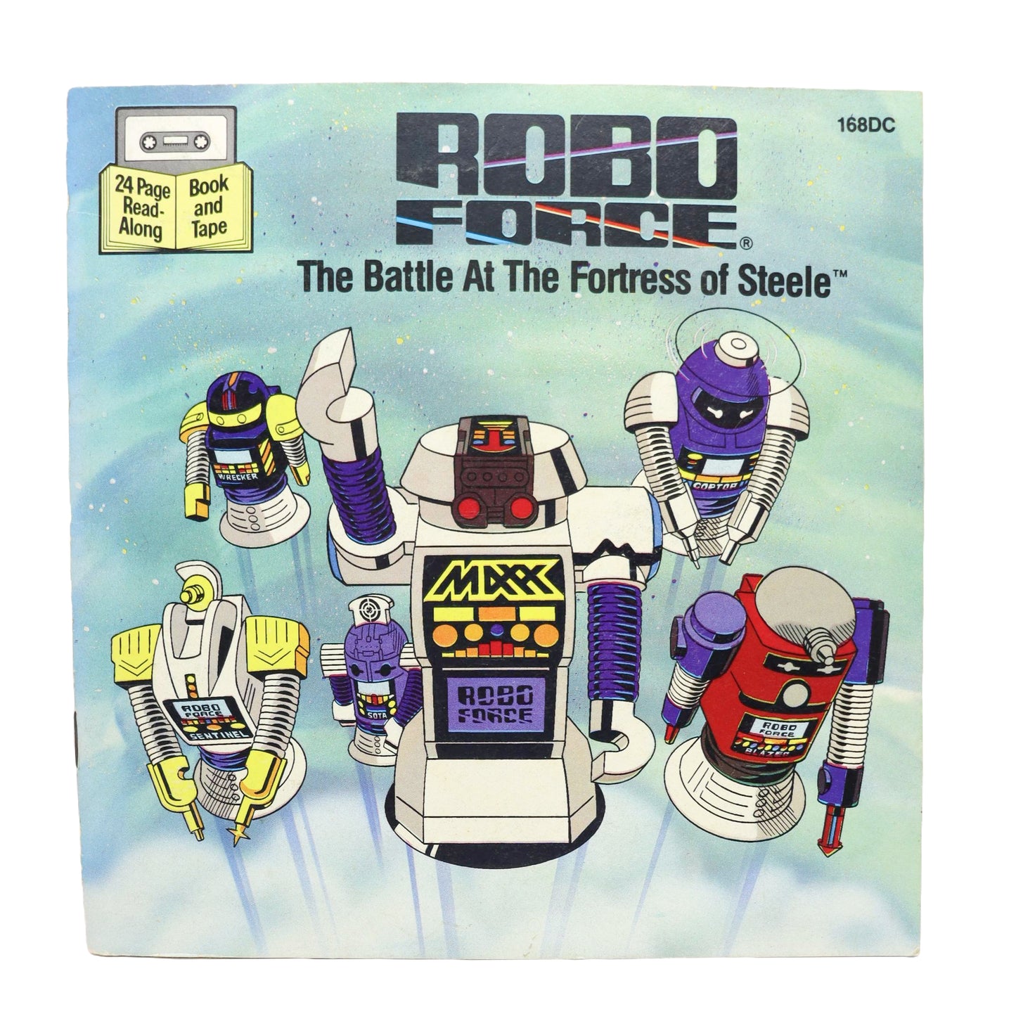 Vintage Robo Force The Battle at the Fortress of Steele book