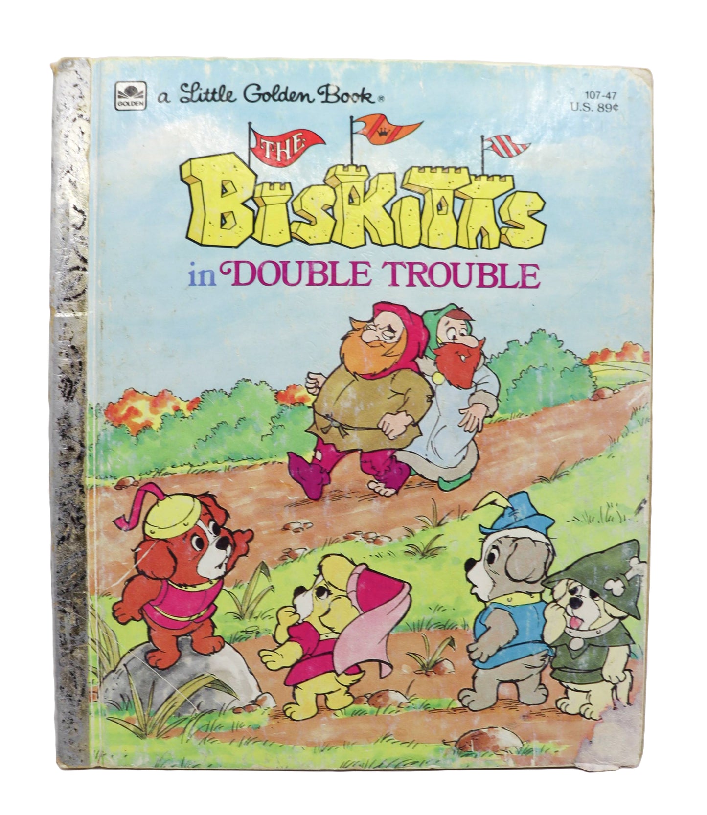 Vintage A Little Golden Book - Biscuits in Double Trouble