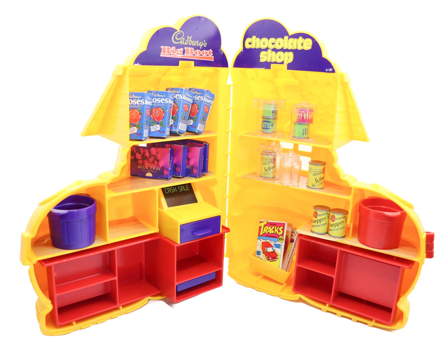 1990s Bluebird Cadbury big boot sweet shop