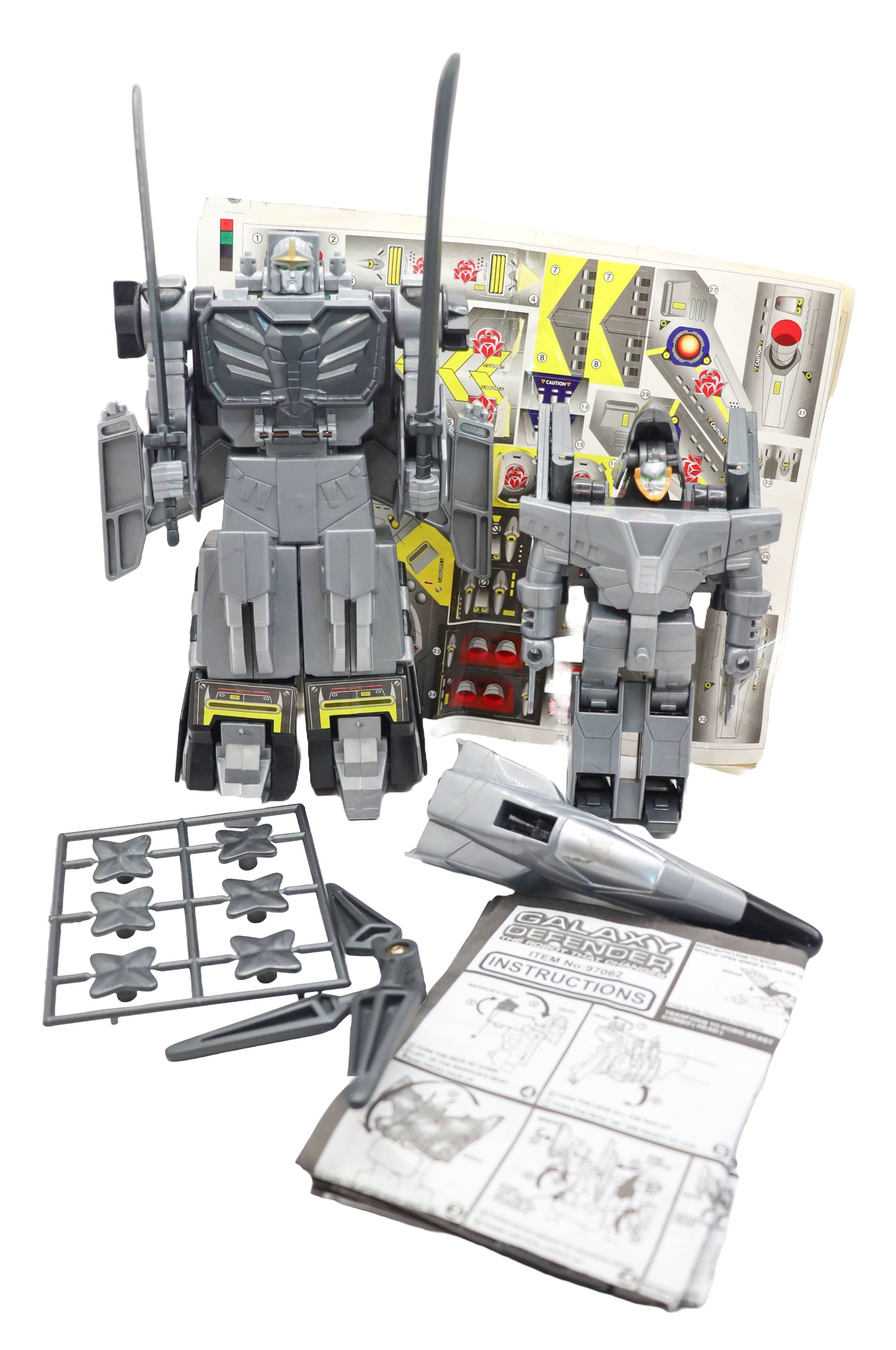 Vintage Galaxy Defender robots