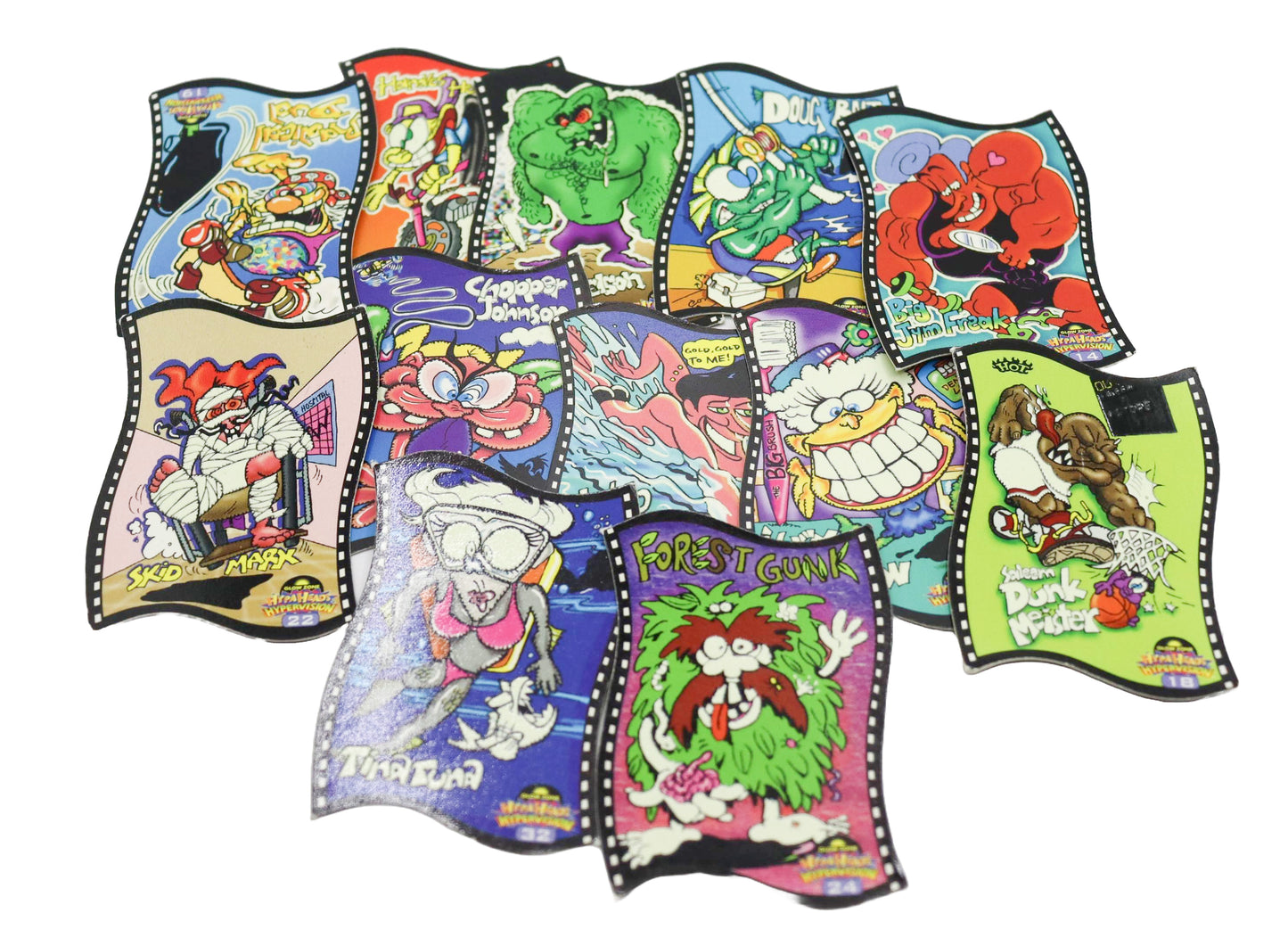 1990s Oddbodz Hypa Heads cards lot #3