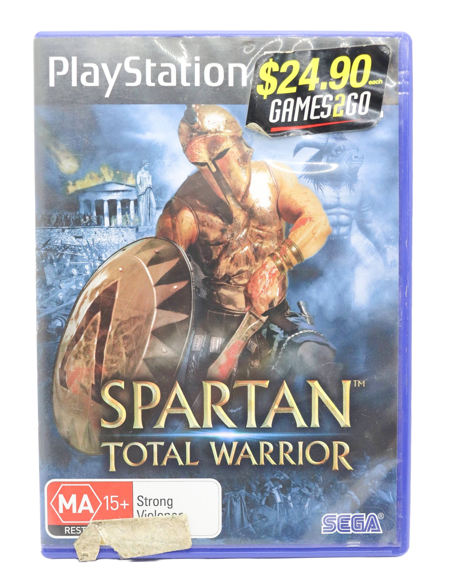 Playstation 2 Spartan Total Warrior