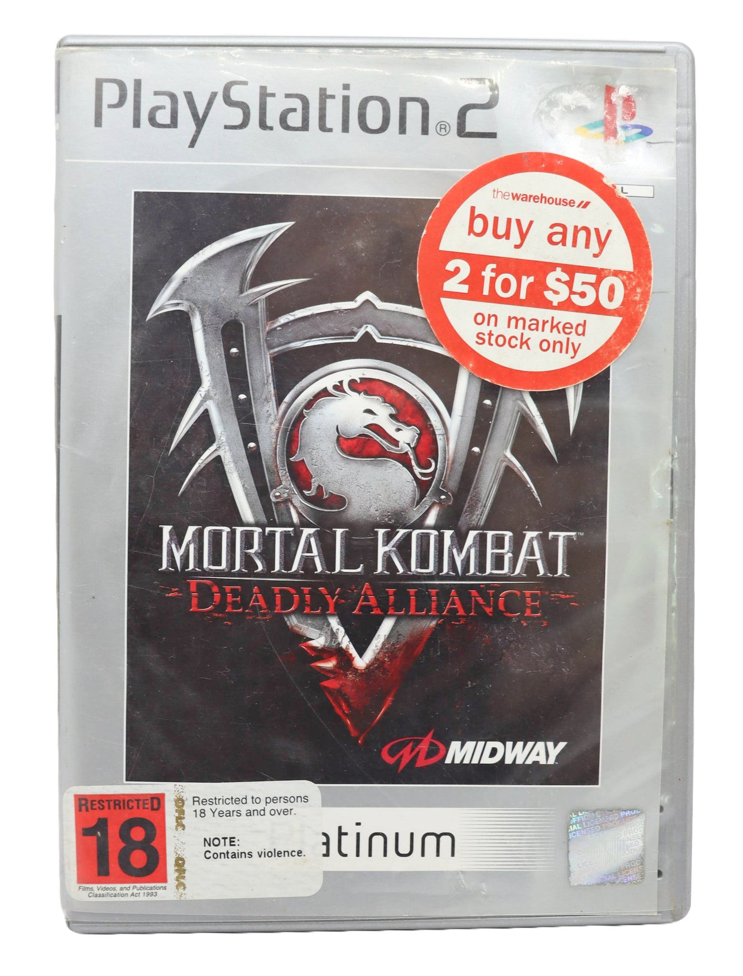 Playstation 2 Mortal Kombat Deadly Alliance