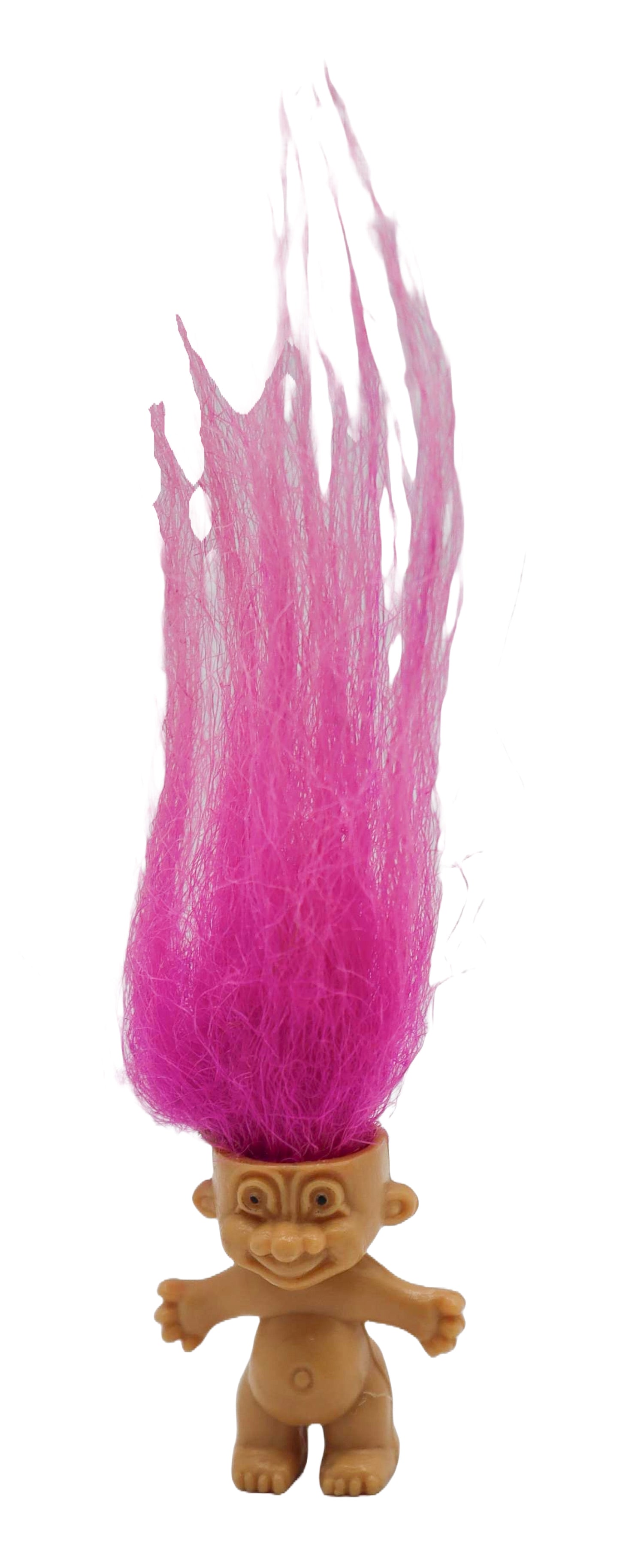Vintage Mini Troll Pink hair