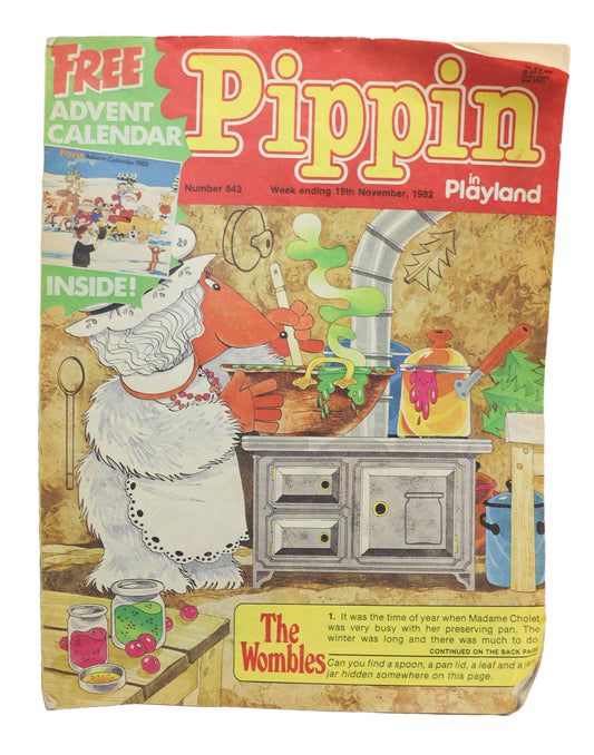 Pippin in Playland The Wombles Number 843 paper magazine book