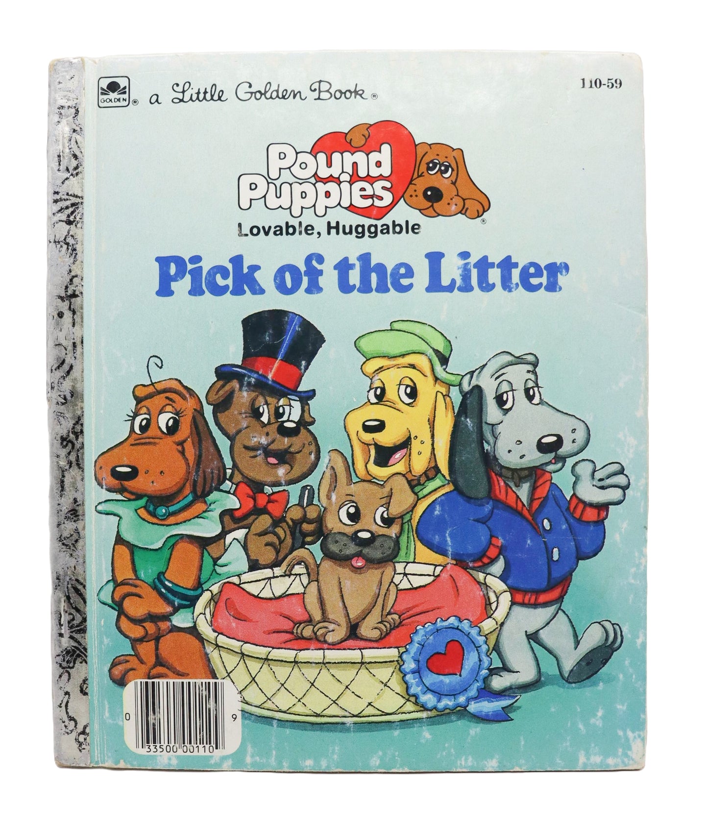 1986 A Little Golden Book Pound Puppies Pick of the Litter