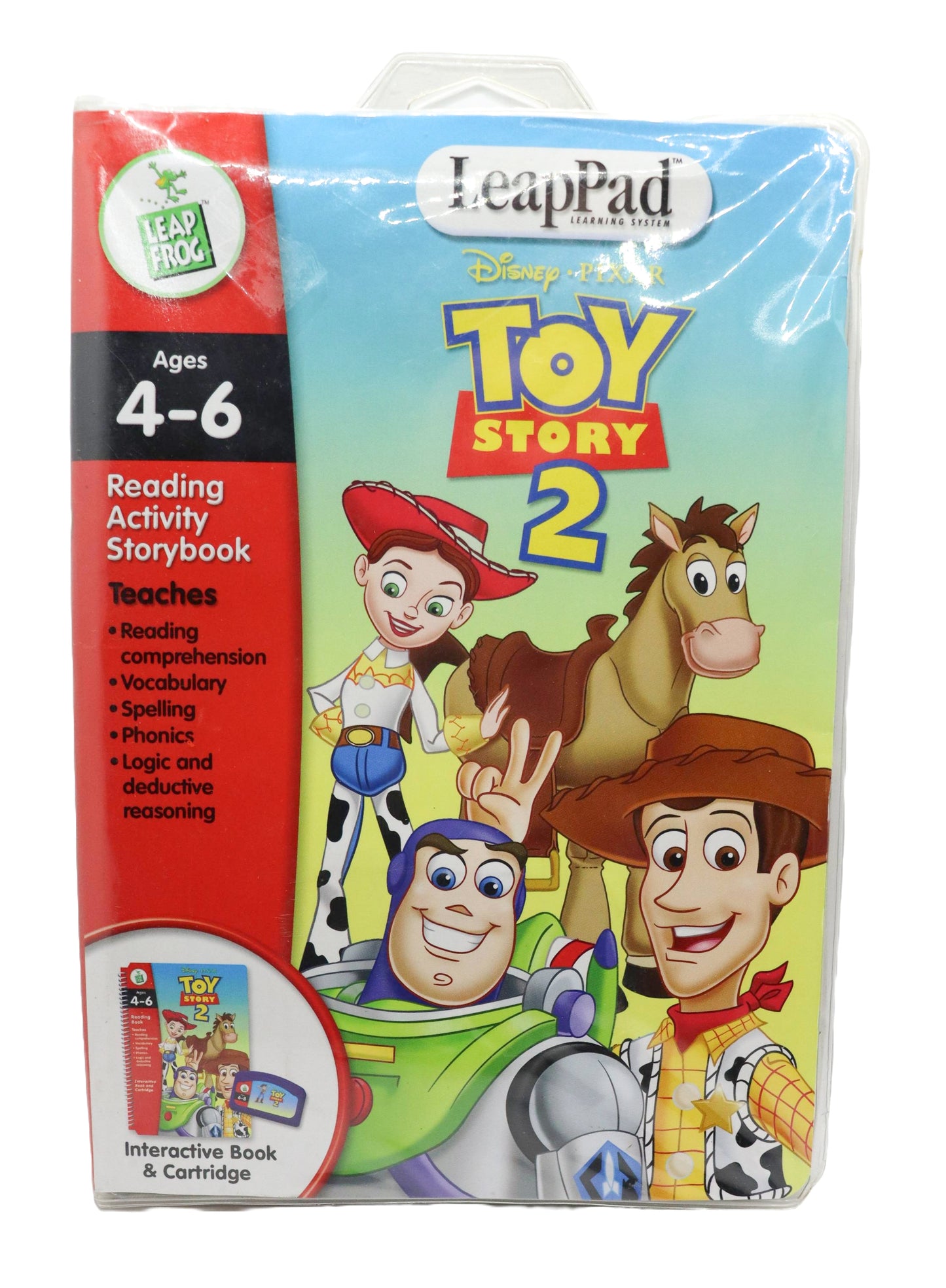 Leap Frog Leap Pad Toy Story 2 interactive Book and Cartridge