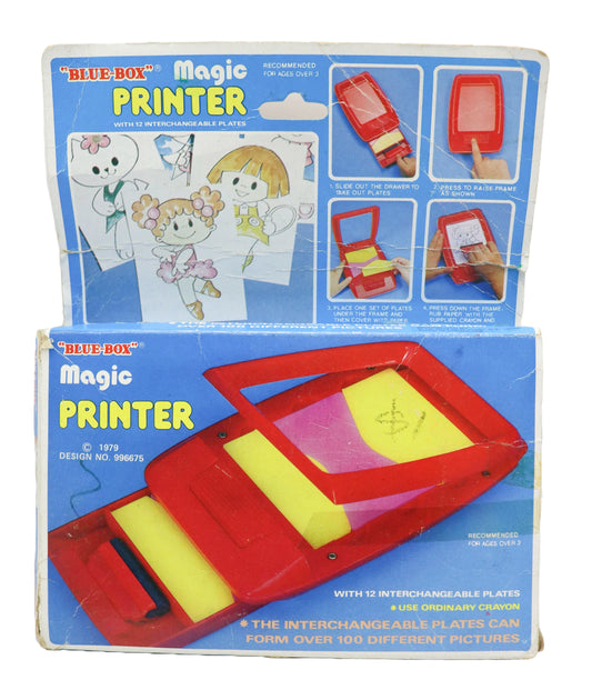 1979 Blue Box Magic Printer
