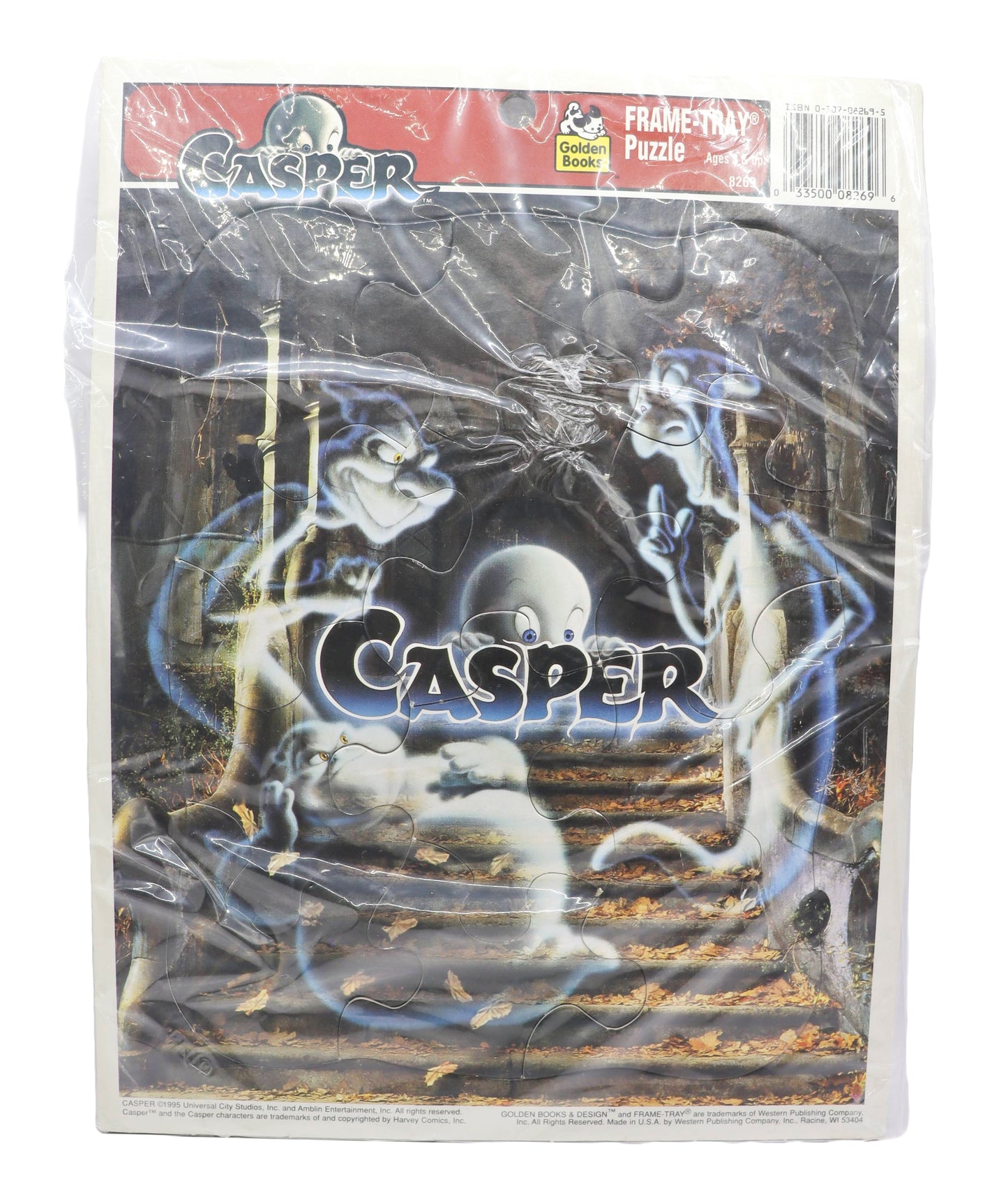 1995 Golden Books Casper Frame Tray Puzzle