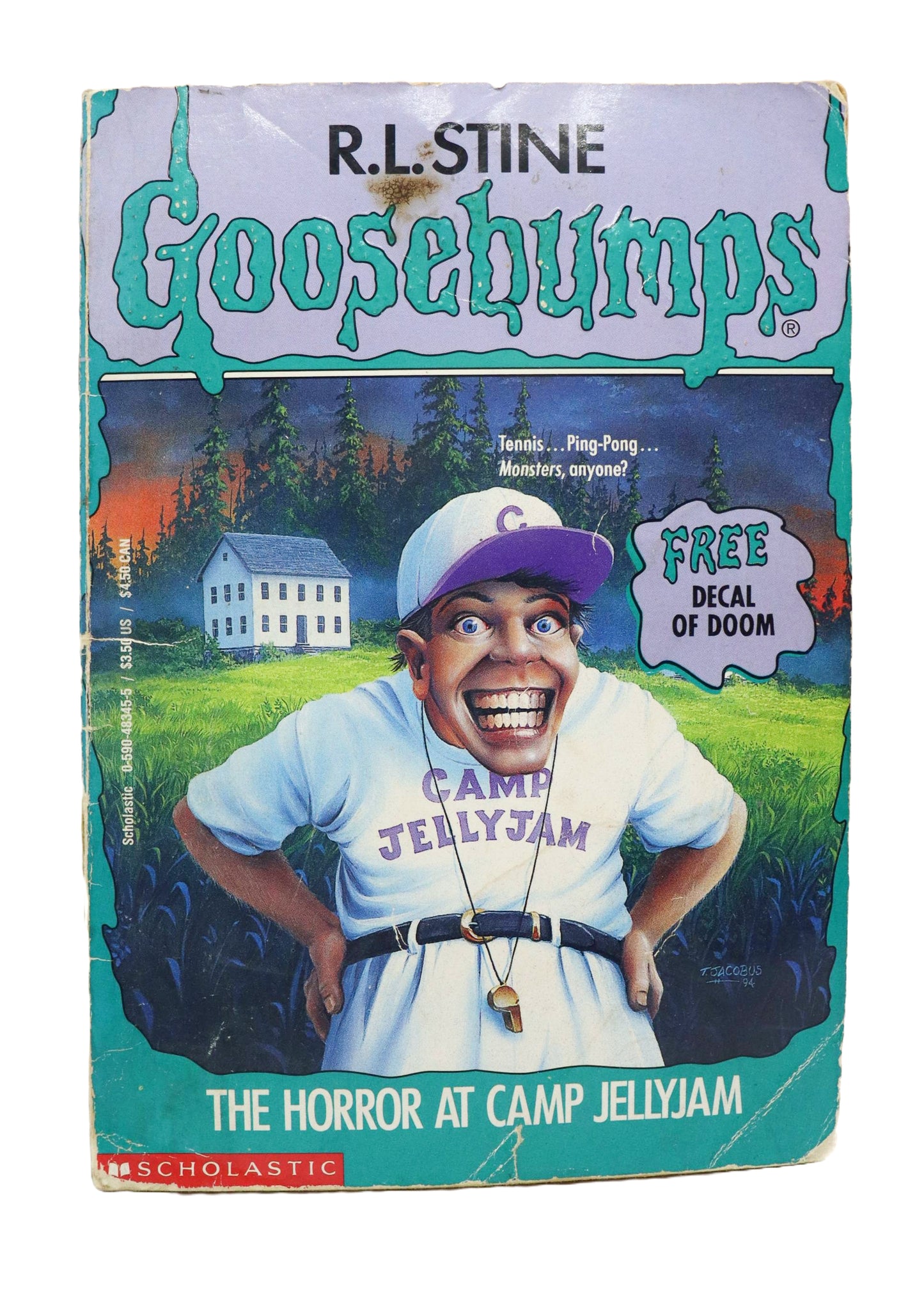 Goosebumps The Horror At Camp Jellyjam Book