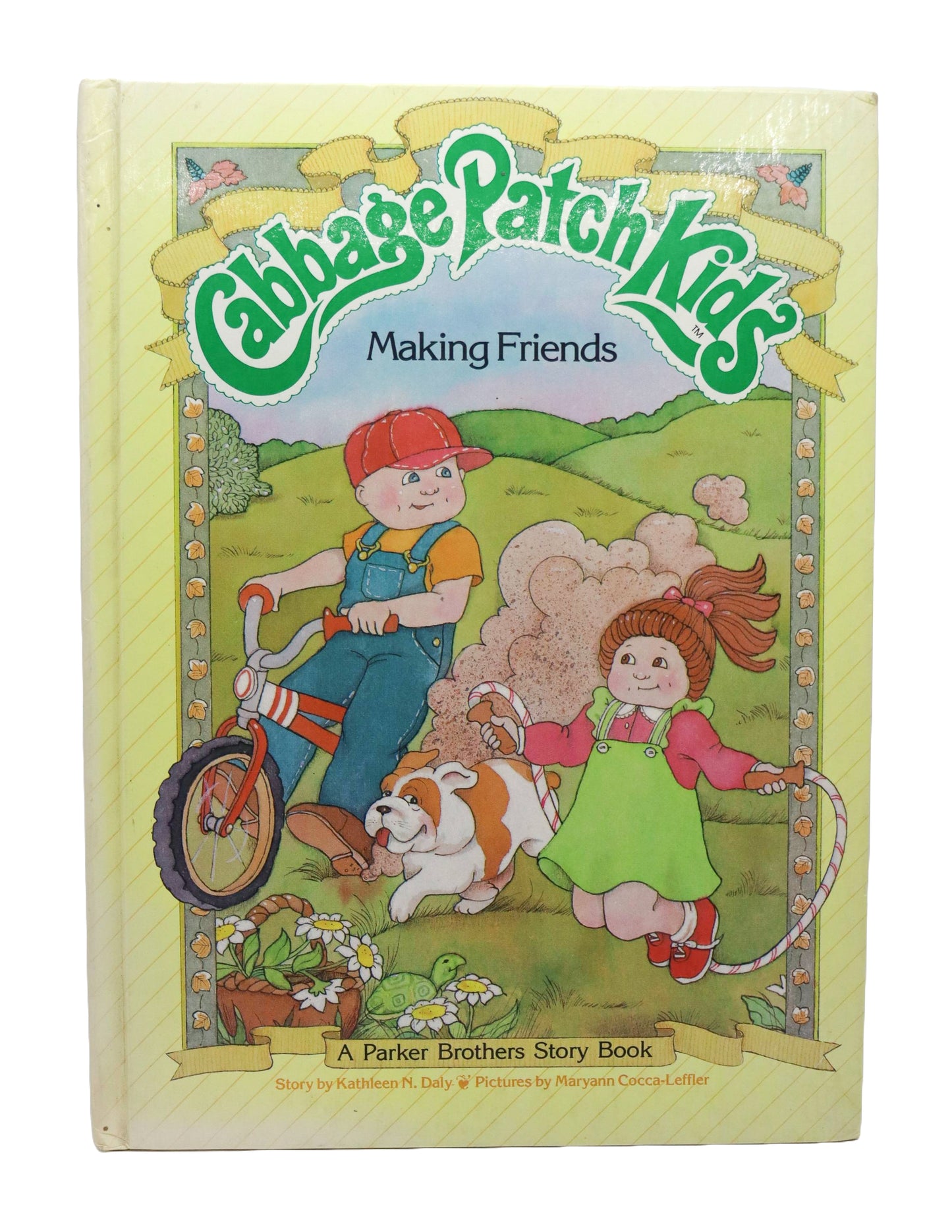 1984 Cabbage Patch Kids Making Hard Cover Book