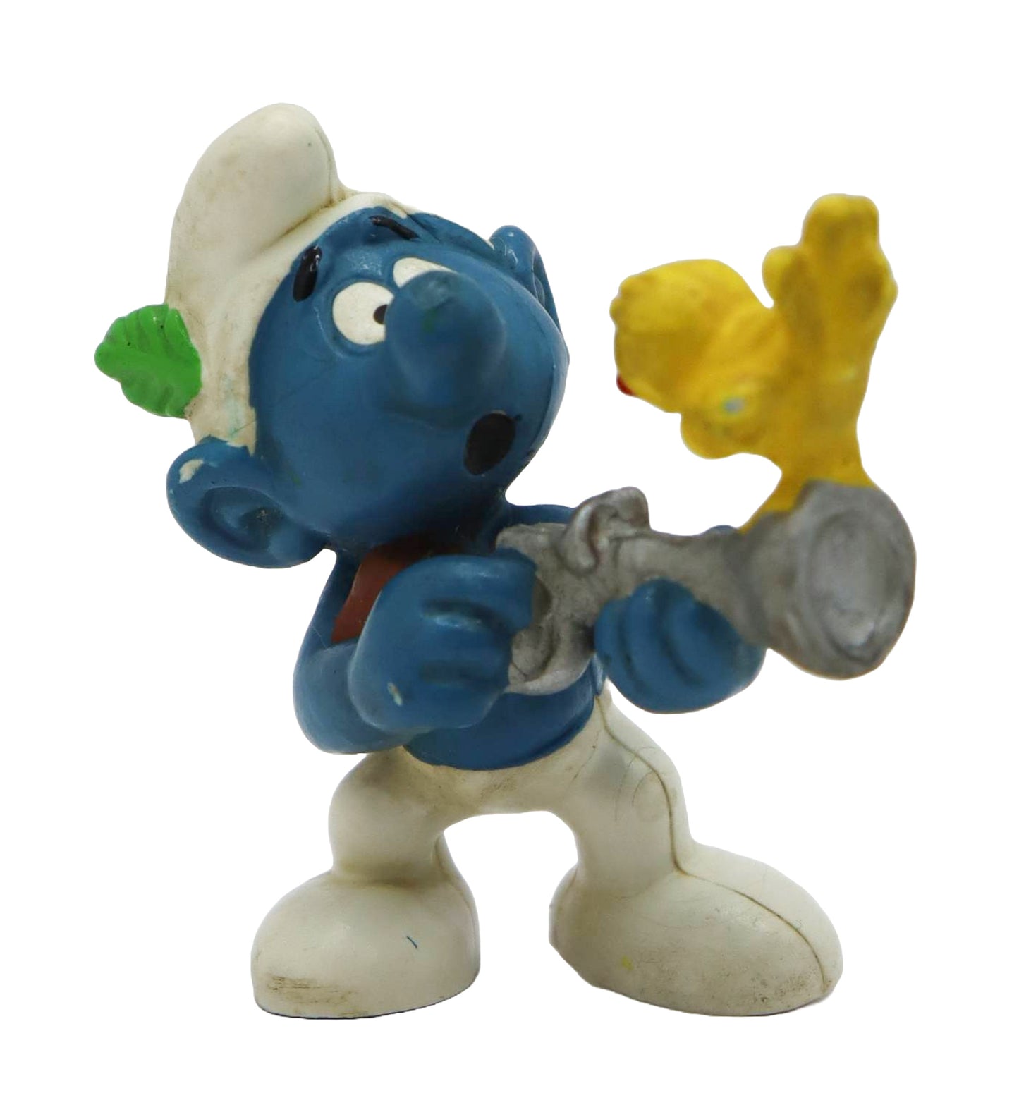 1978 Schleich Smurfs Hunter Smurf Figure