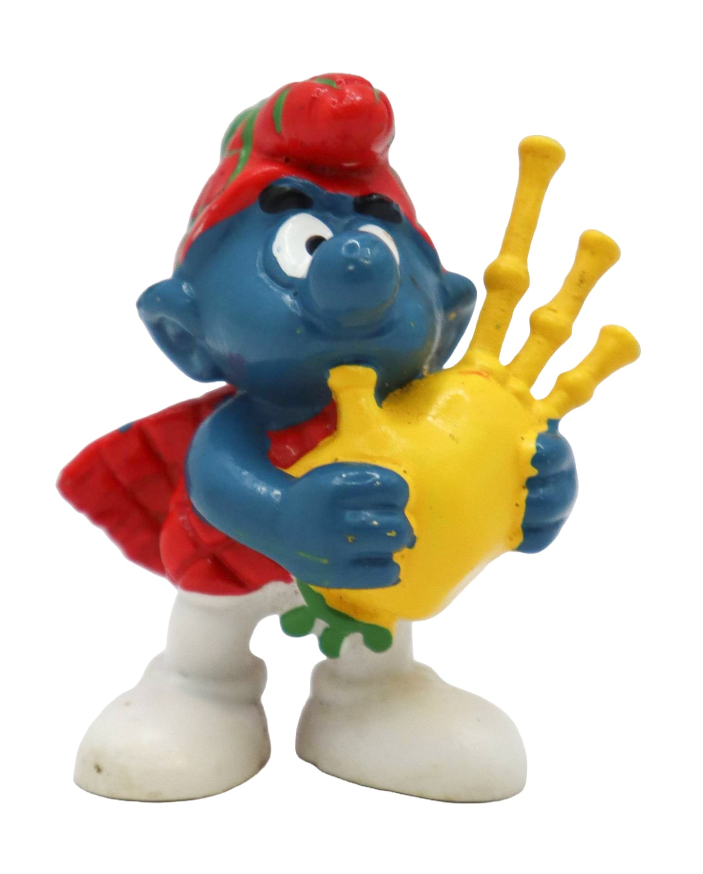 1978 Schleich Smurfs Scottish Smurf Figure