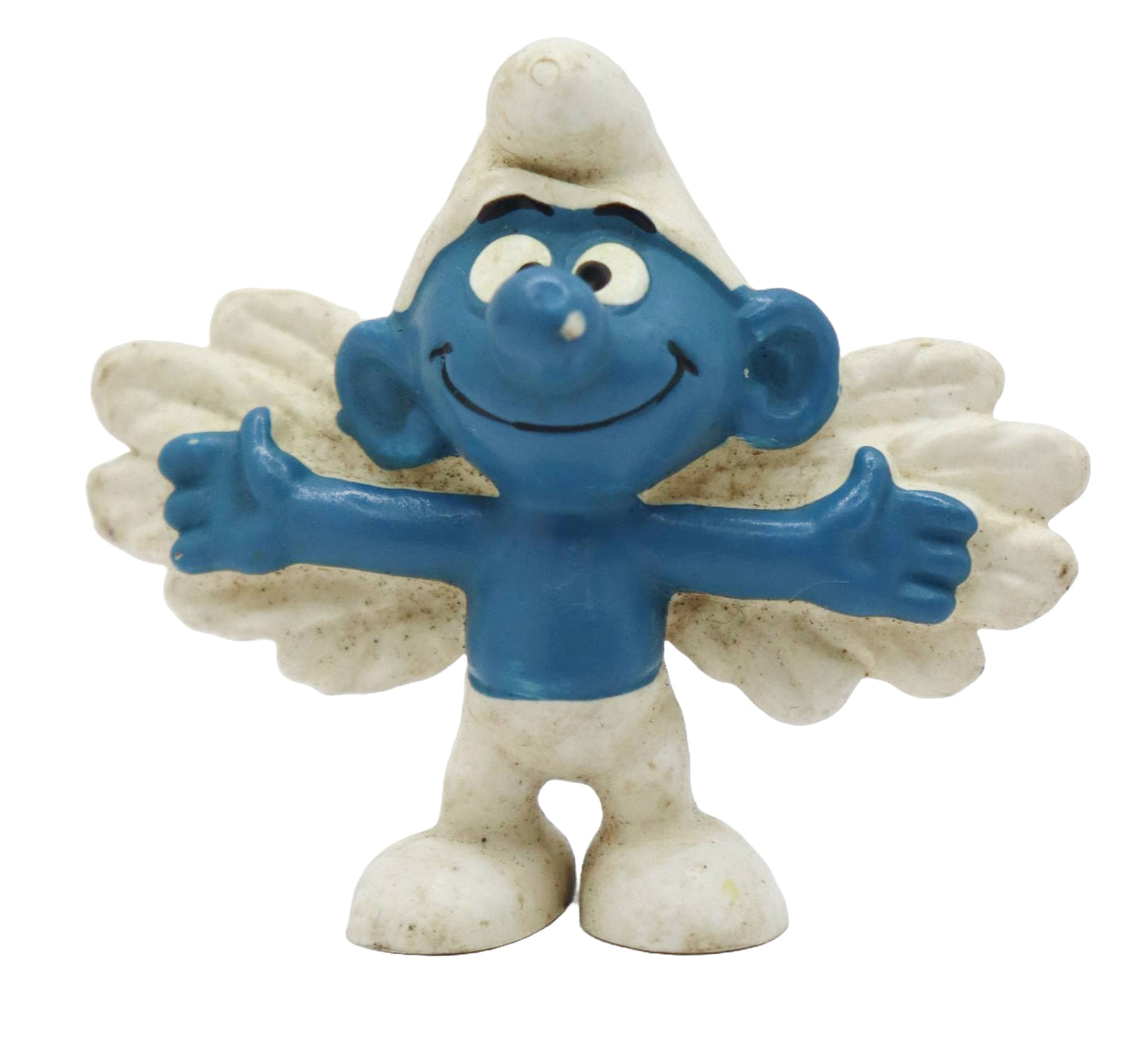 1980s Schleich Smurfs Flying Smurf Figure