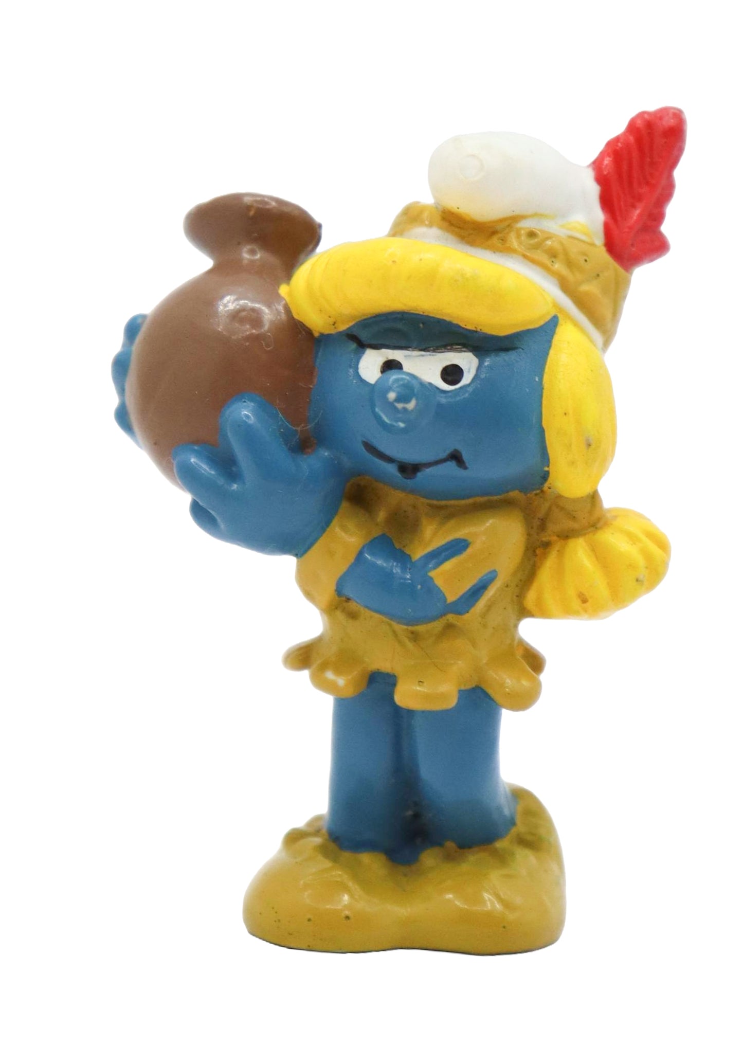 1983 Schleich Smurfs Native Indian Smurfette Figure