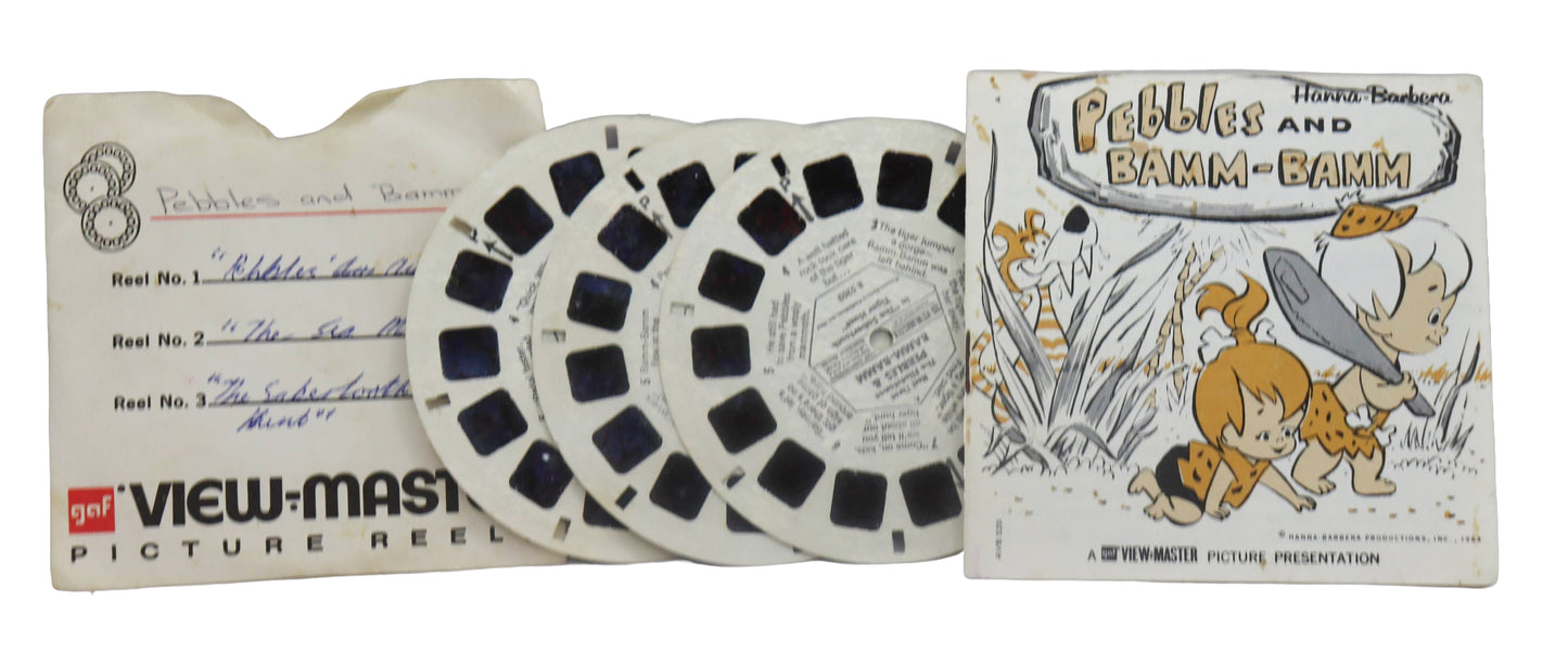 1964 View Master Hanna-Barbera Pebbles And Bamm-Bamm reels