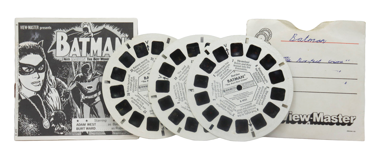 1966 View Master Batman With Robin The Boy Wonder reels
