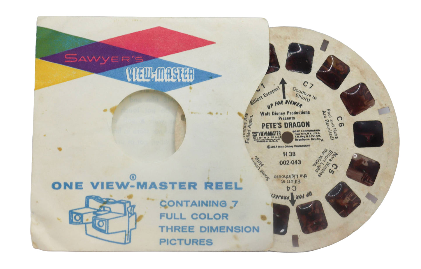 1977 View Master Walt Disney Productions Presents Pete's Dragon Reel