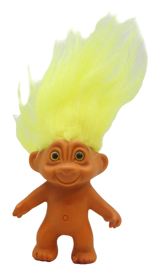 Vintage Russ Yellow Hair Troll