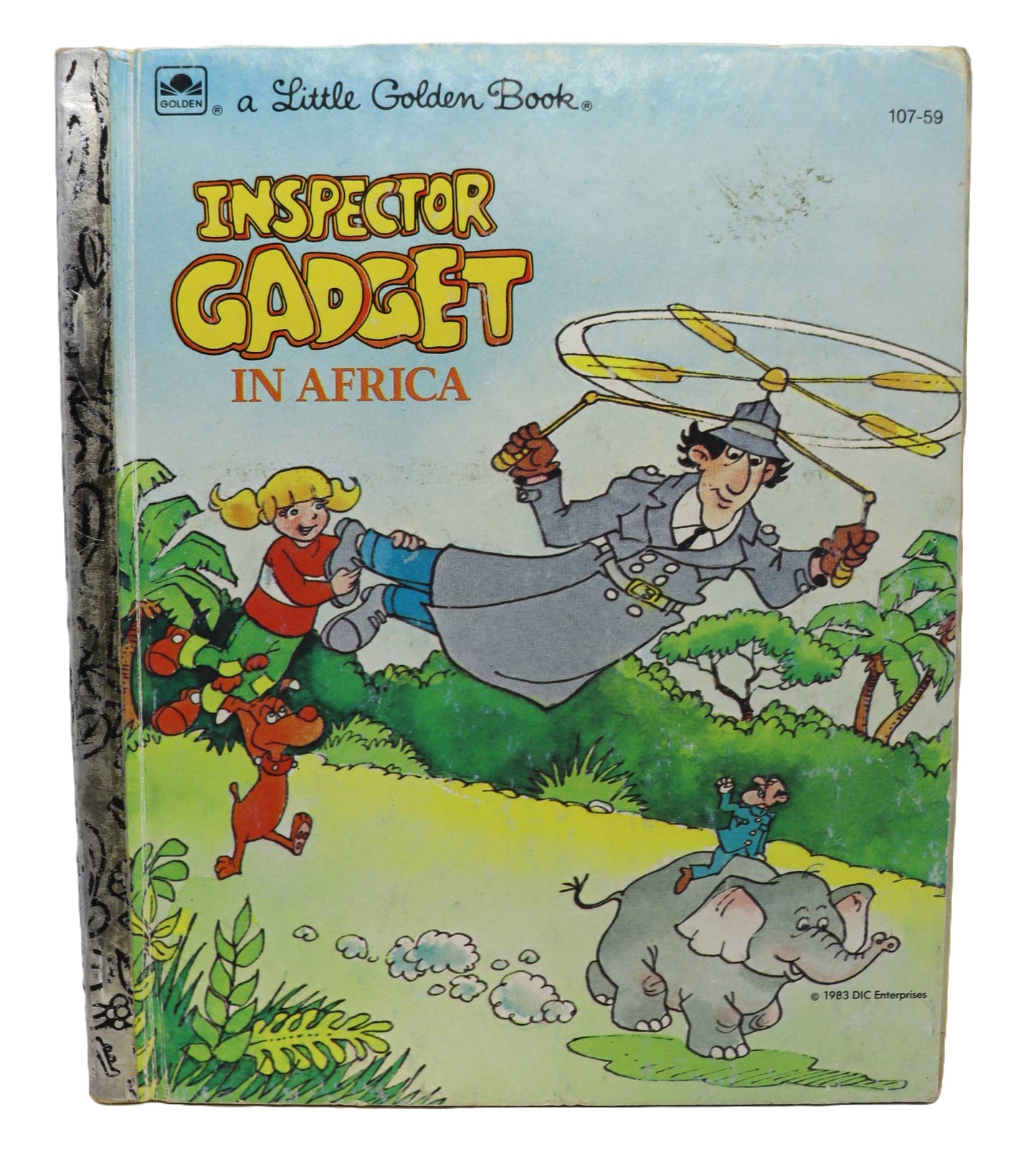 A Little Golden Book Inspector Gadget In Africa