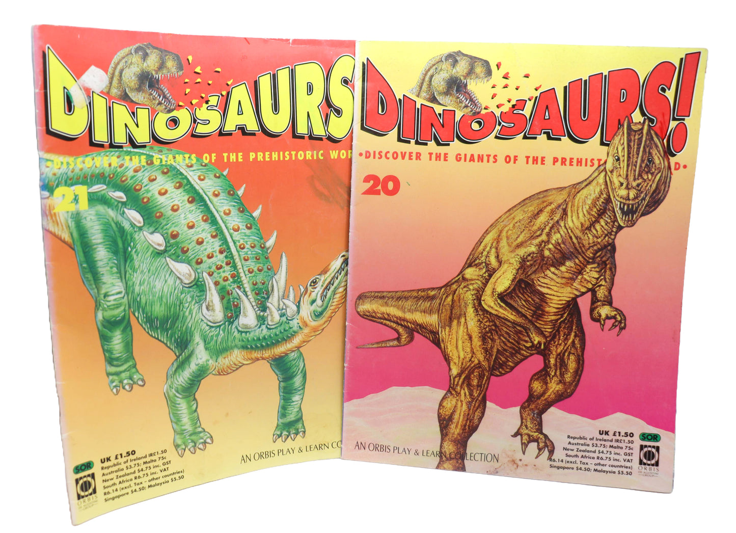 Dinosaurs 20 & 21 Magazine Books