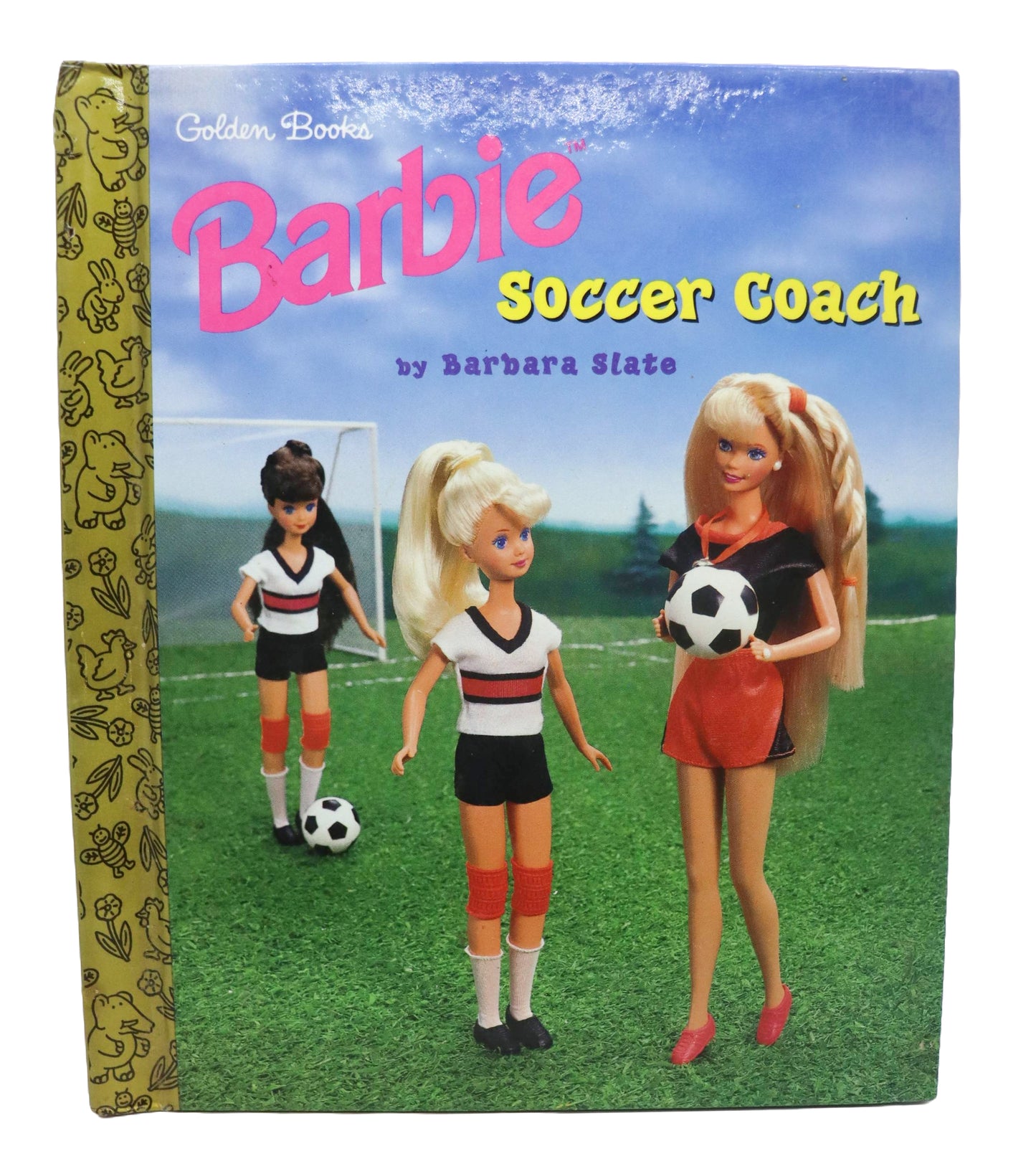 1995 A Little Golden Book Barbie Soccer Coach