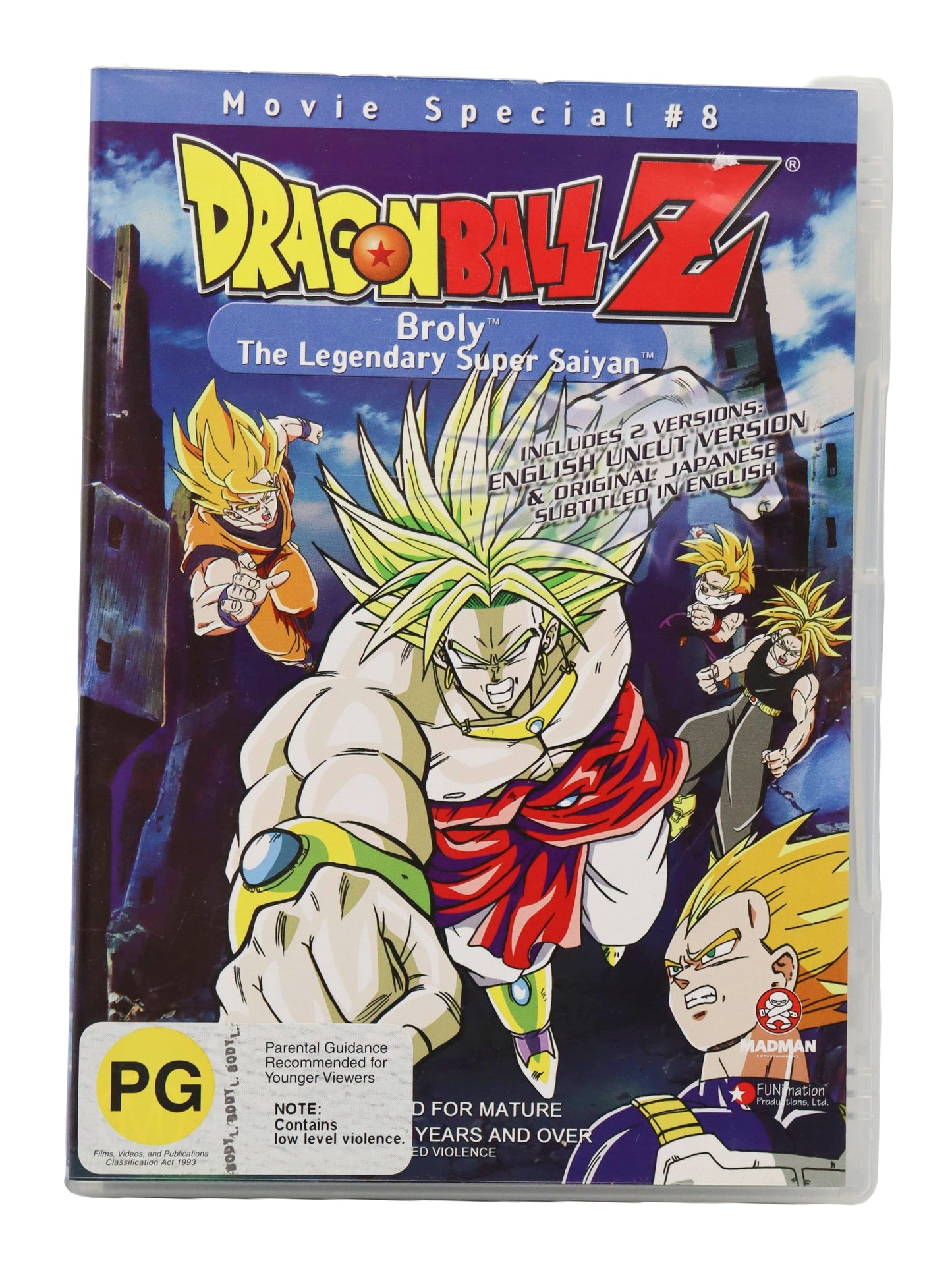 Dragon Ball Z Broly The Legendary Super Saiyan DVD