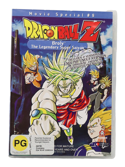 Dragon Ball Z Broly The Legendary Super Saiyan DVD