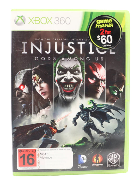Xbox 360 Injustice Gods Among Us