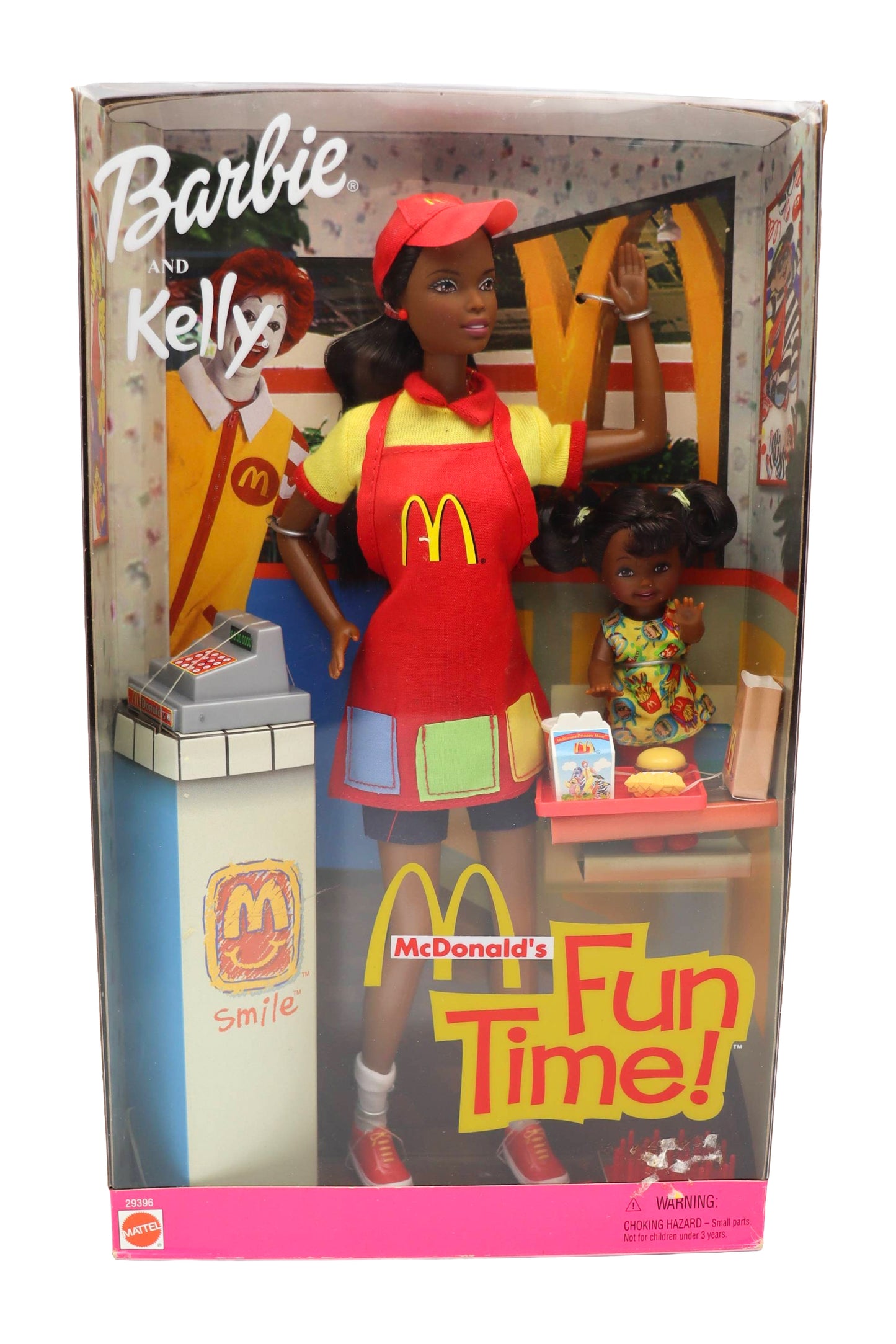 2001 Mattel Barbie And Kelly McDonald's Fun Time! AA