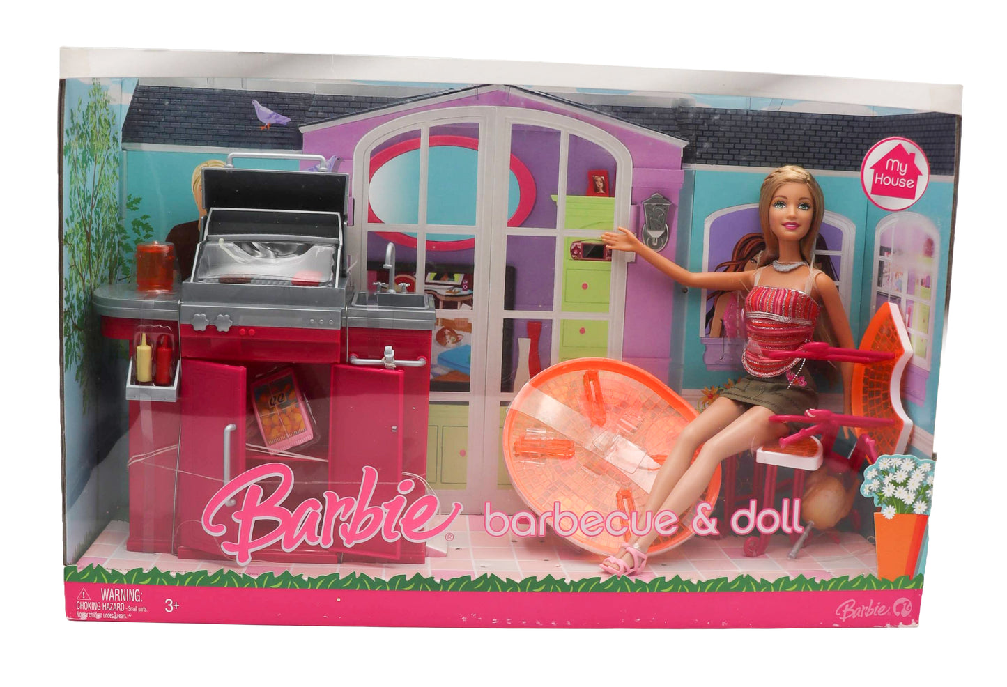 2007 Mattel Barbie Barbeque And Doll