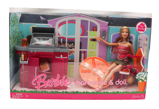 2007 Mattel Barbie Barbeque And Doll